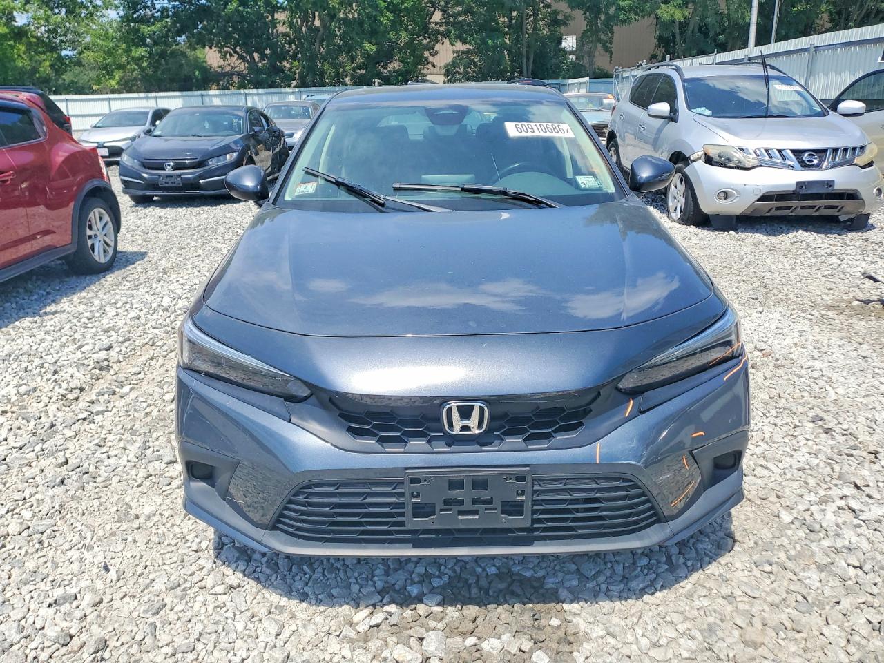 2023 Honda Civic Exl Gray vin: 19XFL1H78PE014853