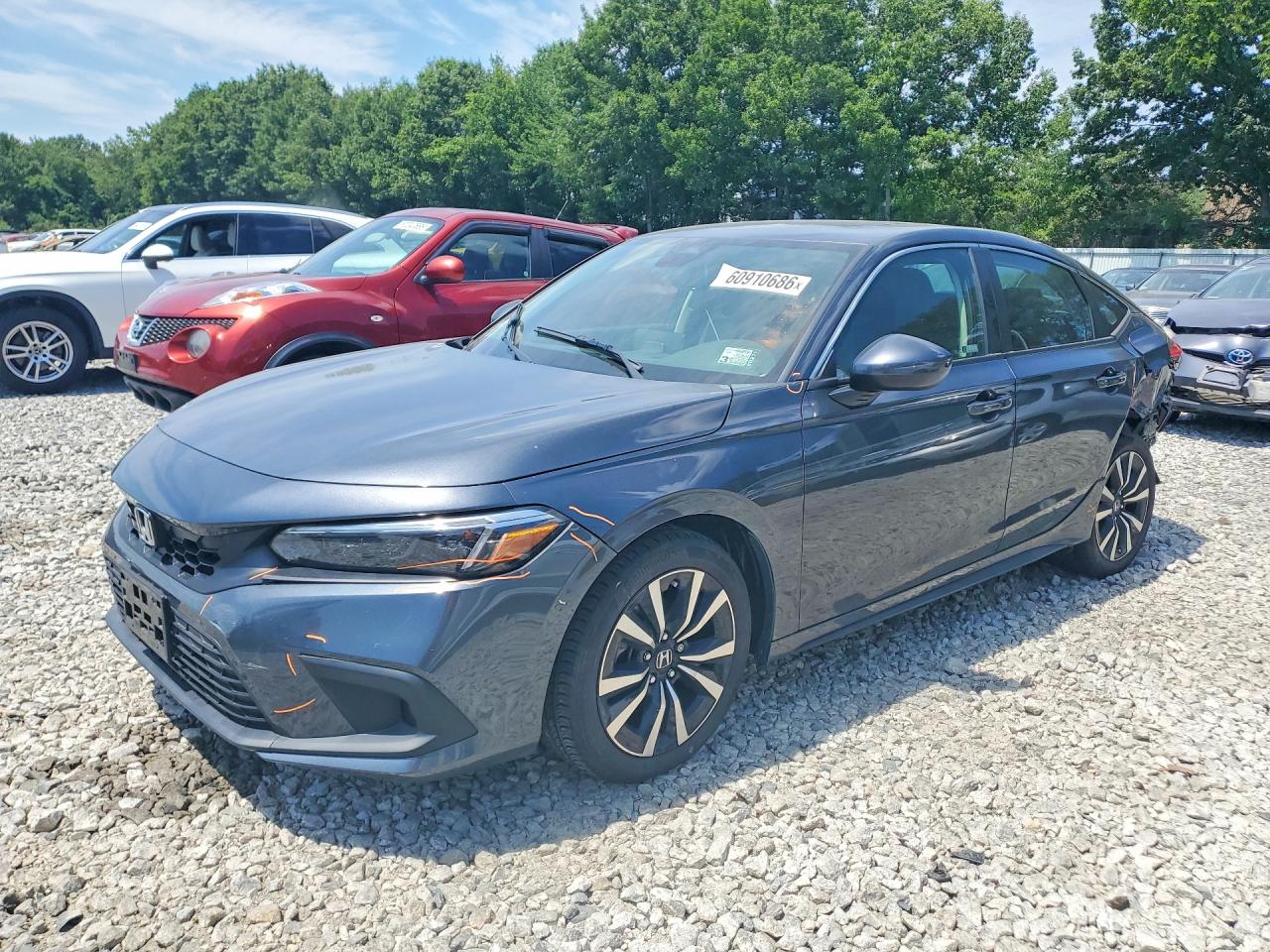 2023 Honda Civic Exl Gray vin: 19XFL1H78PE014853