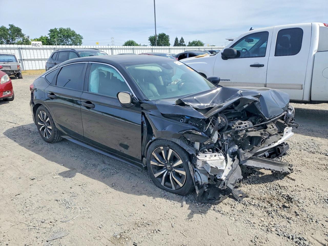 2024 Honda Civic Exl Black vin: 19XFL1H78RE017772