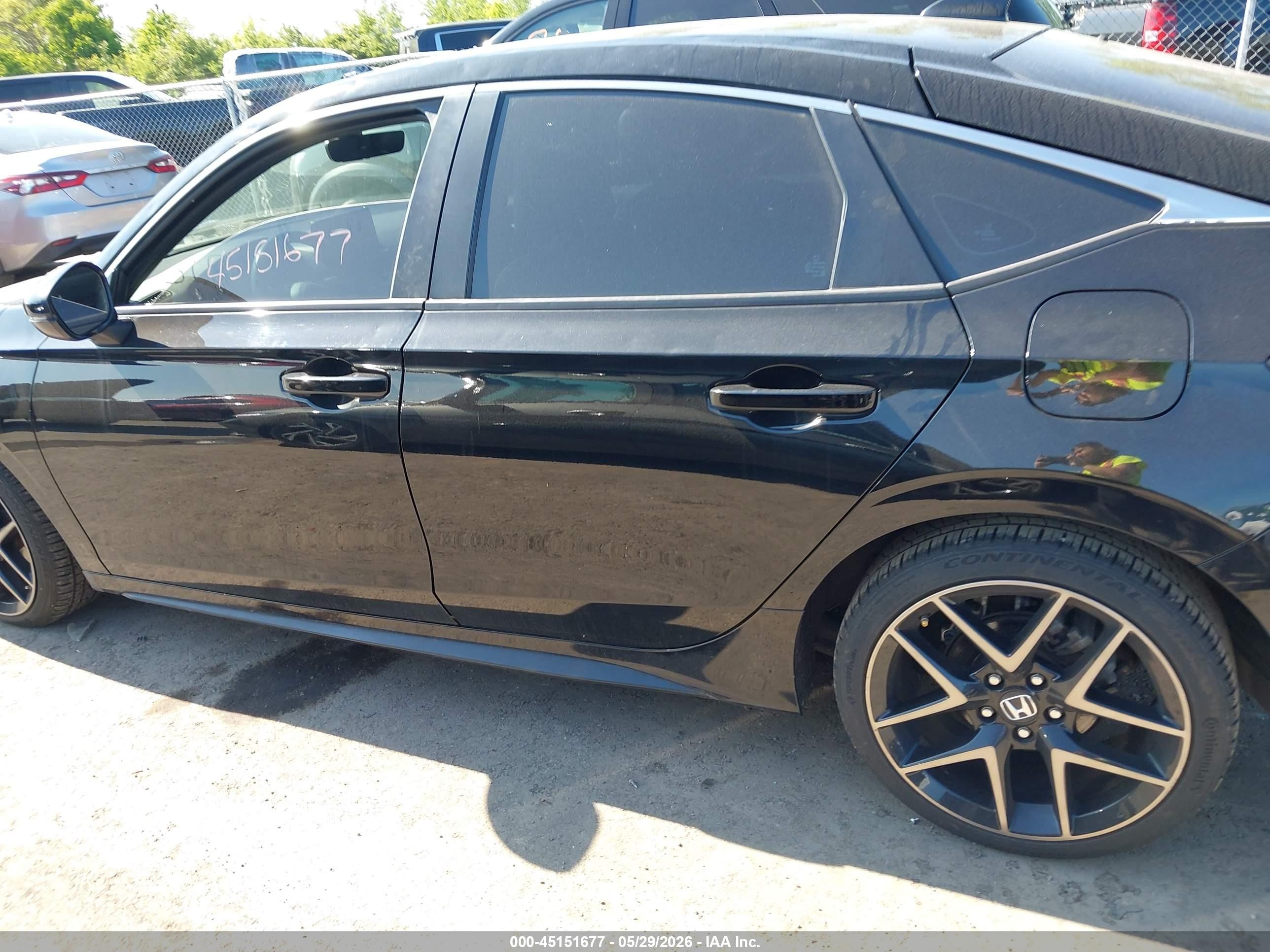 2022 Honda Civic Sport Touring Black vin: 19XFL1H80NE004727