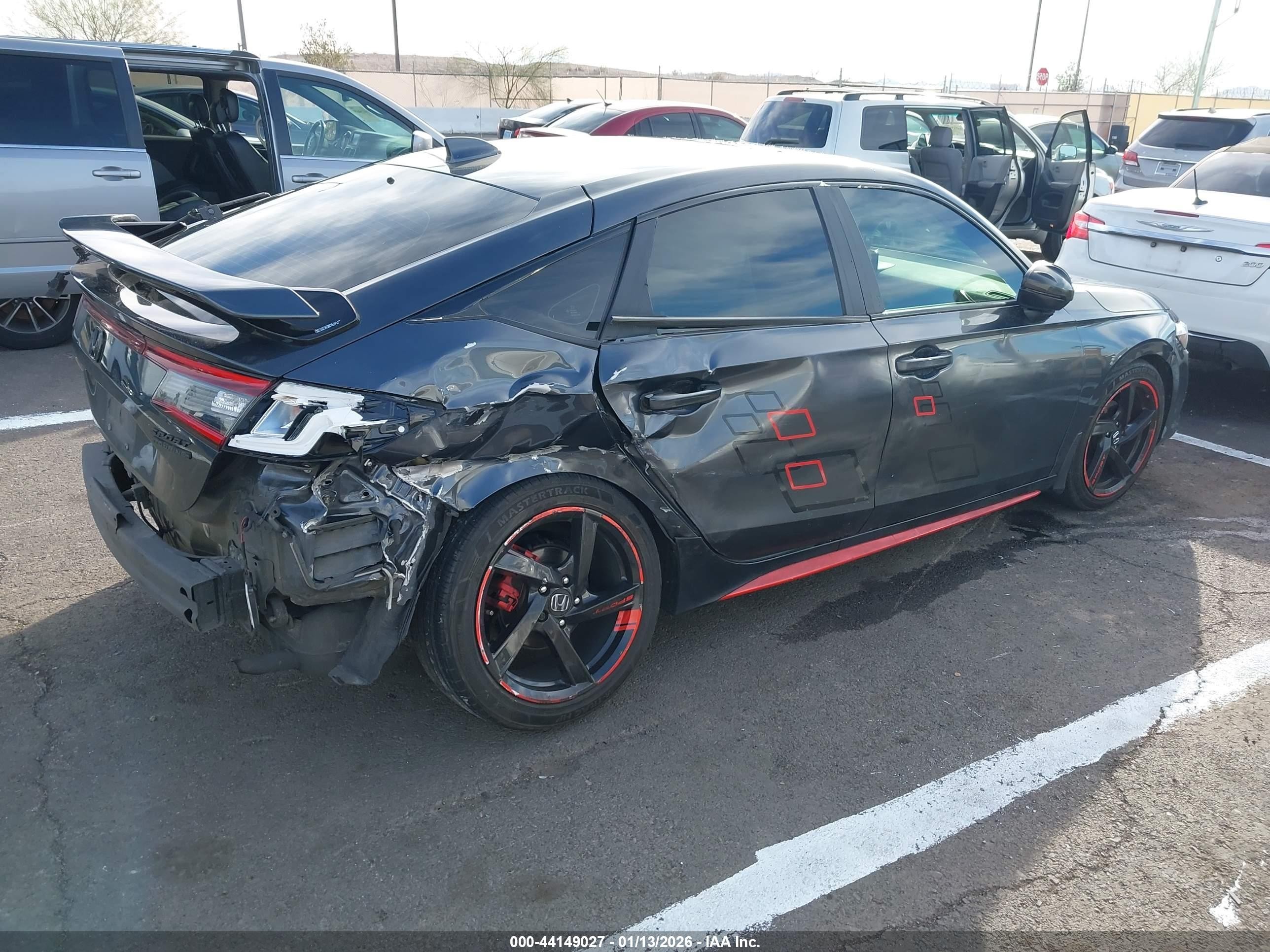 2022 Honda Civic Sport Touring Синий vin: 19XFL1H80NE011449