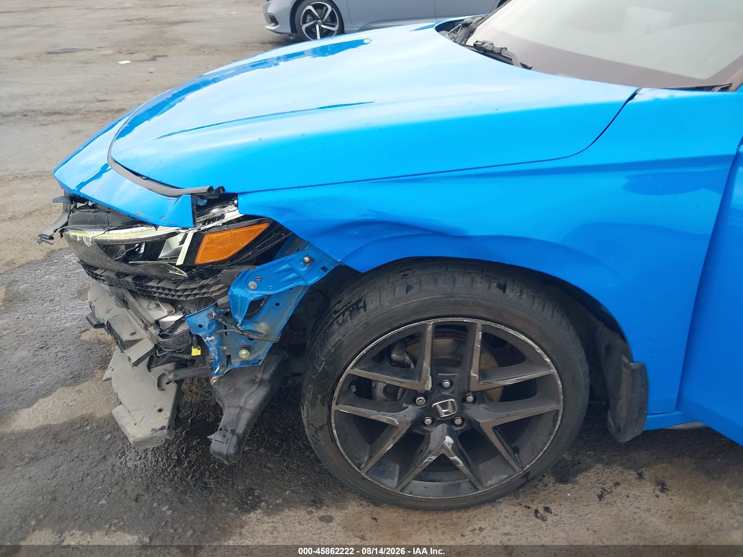 2022 Honda Civic Sport Touring Blue vin: 19XFL1H81NE002484