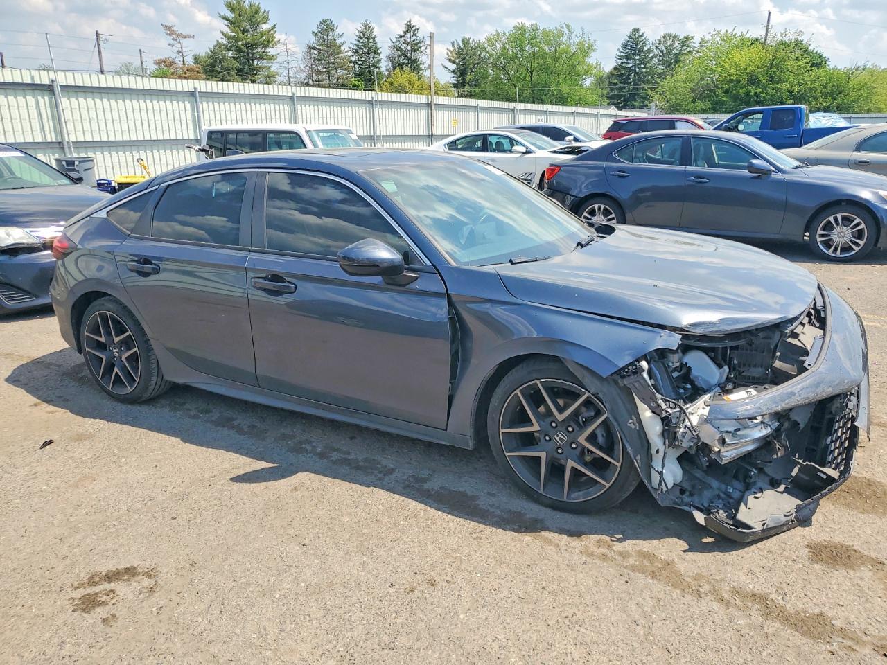 2023 Honda Civic Sport Touring Gray vin: 19XFL1H82PE006403