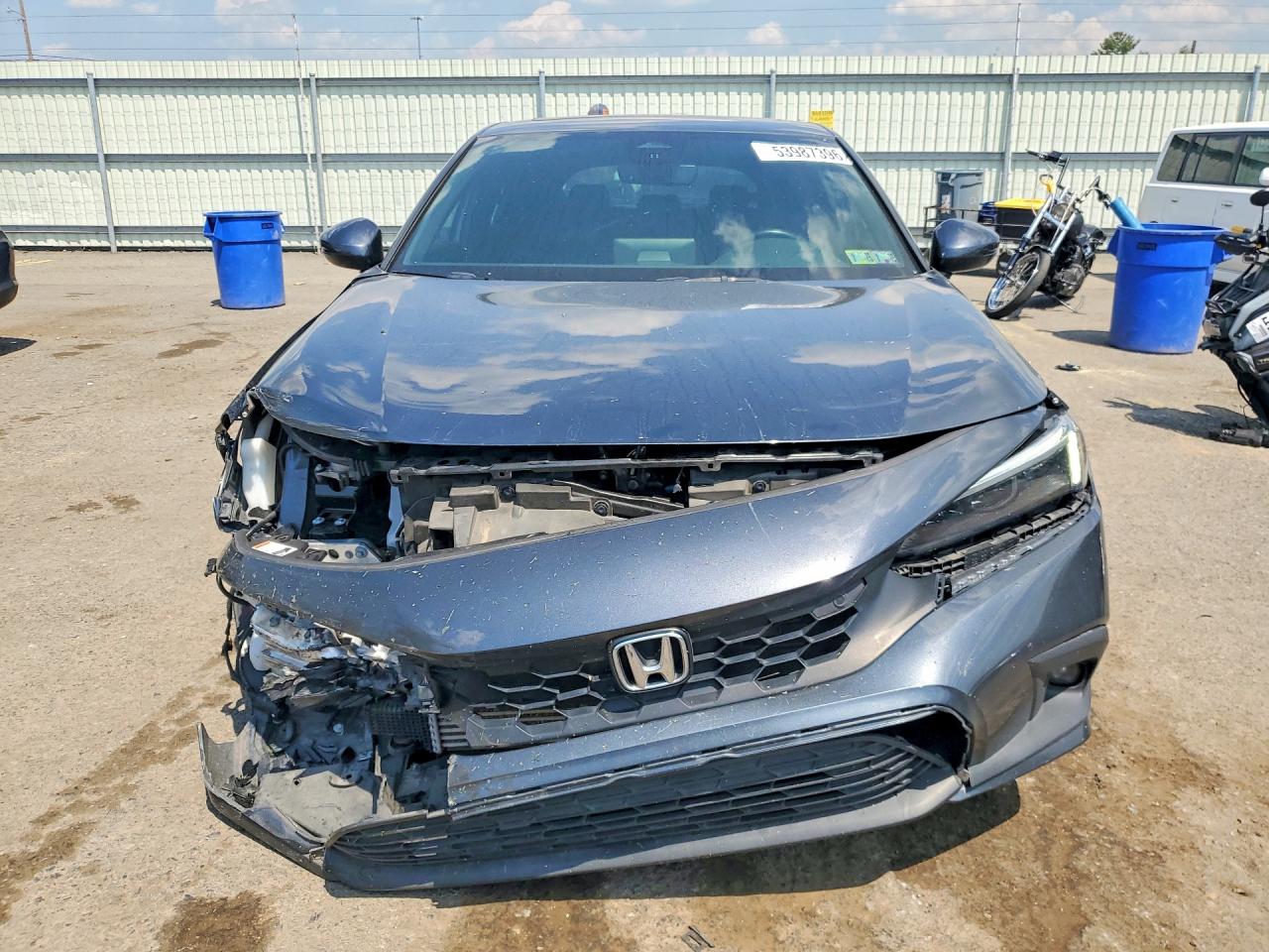 2023 Honda Civic Sport Touring Gray vin: 19XFL1H82PE006403