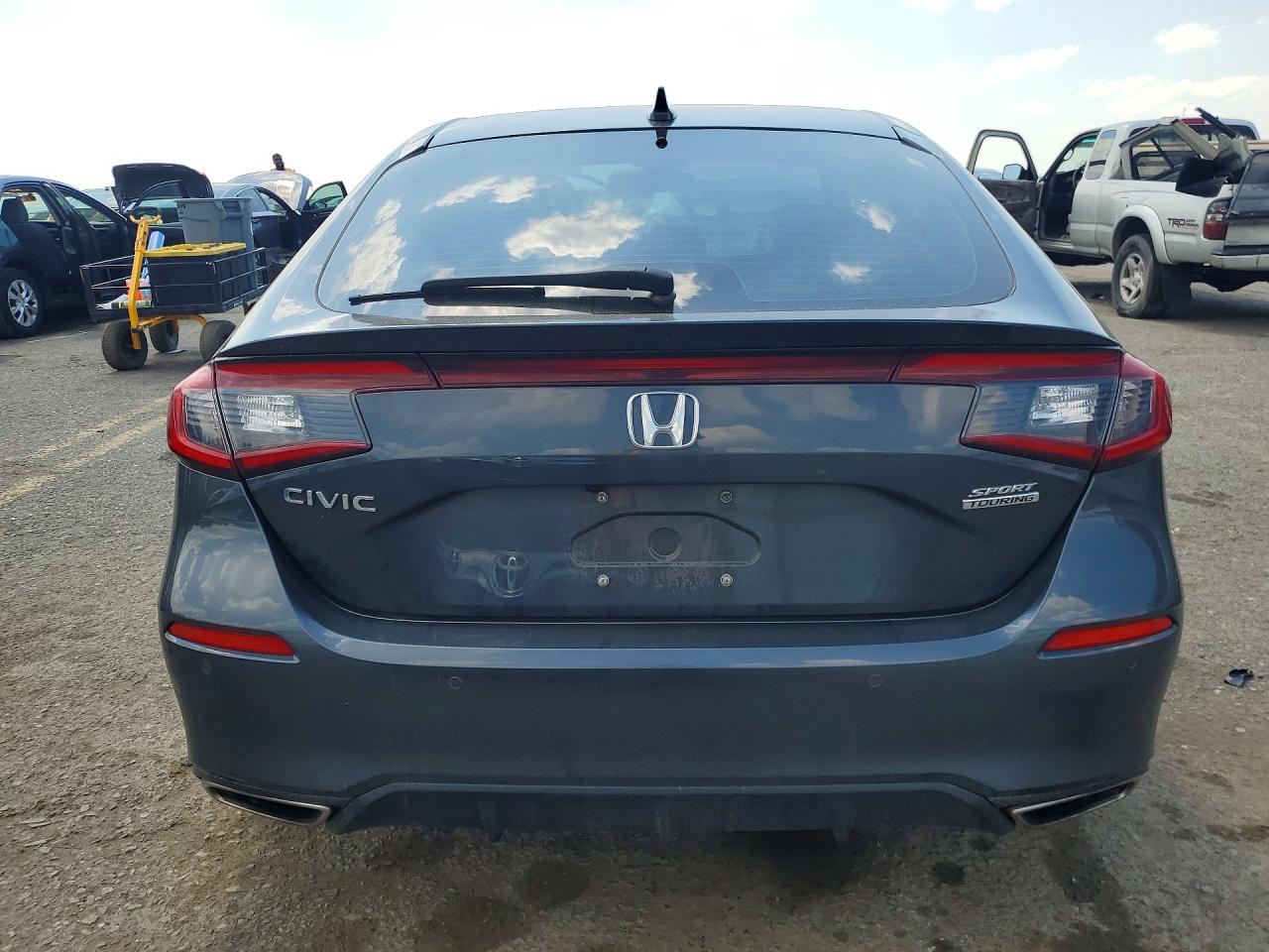 2023 Honda Civic Sport Touring Gray vin: 19XFL1H82PE006403