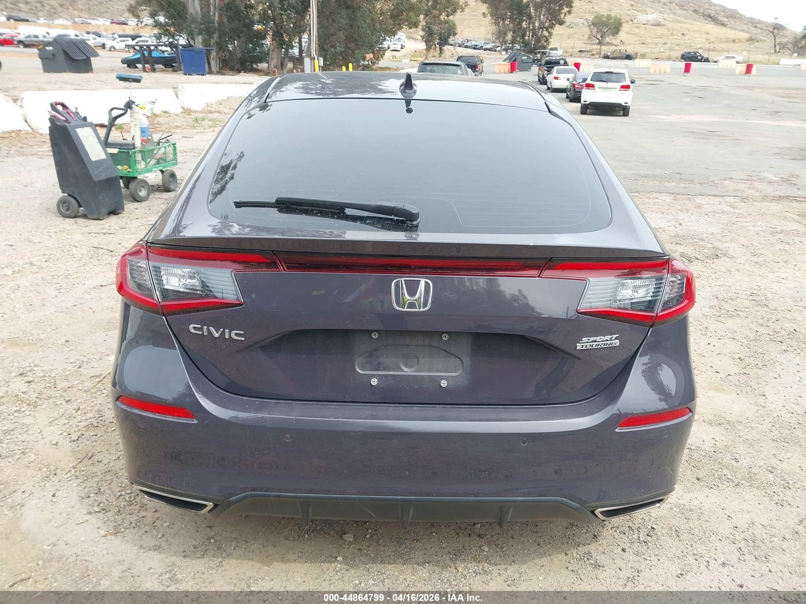 2023 Honda Civic Sport Touring Серый vin: 19XFL1H83PE001632