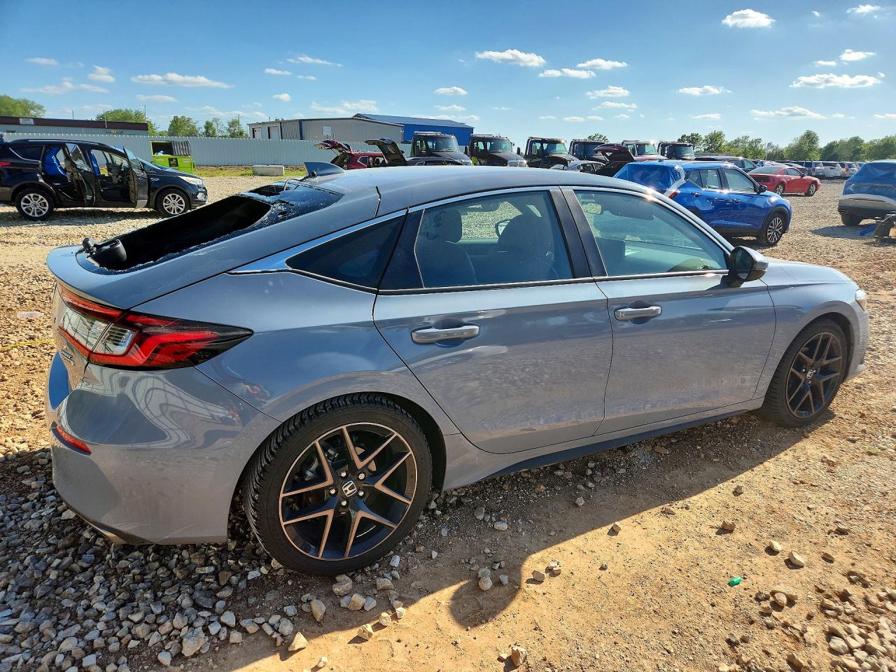 2024 Honda Civic Sport Touring Gray vin: 19XFL1H84RE009712