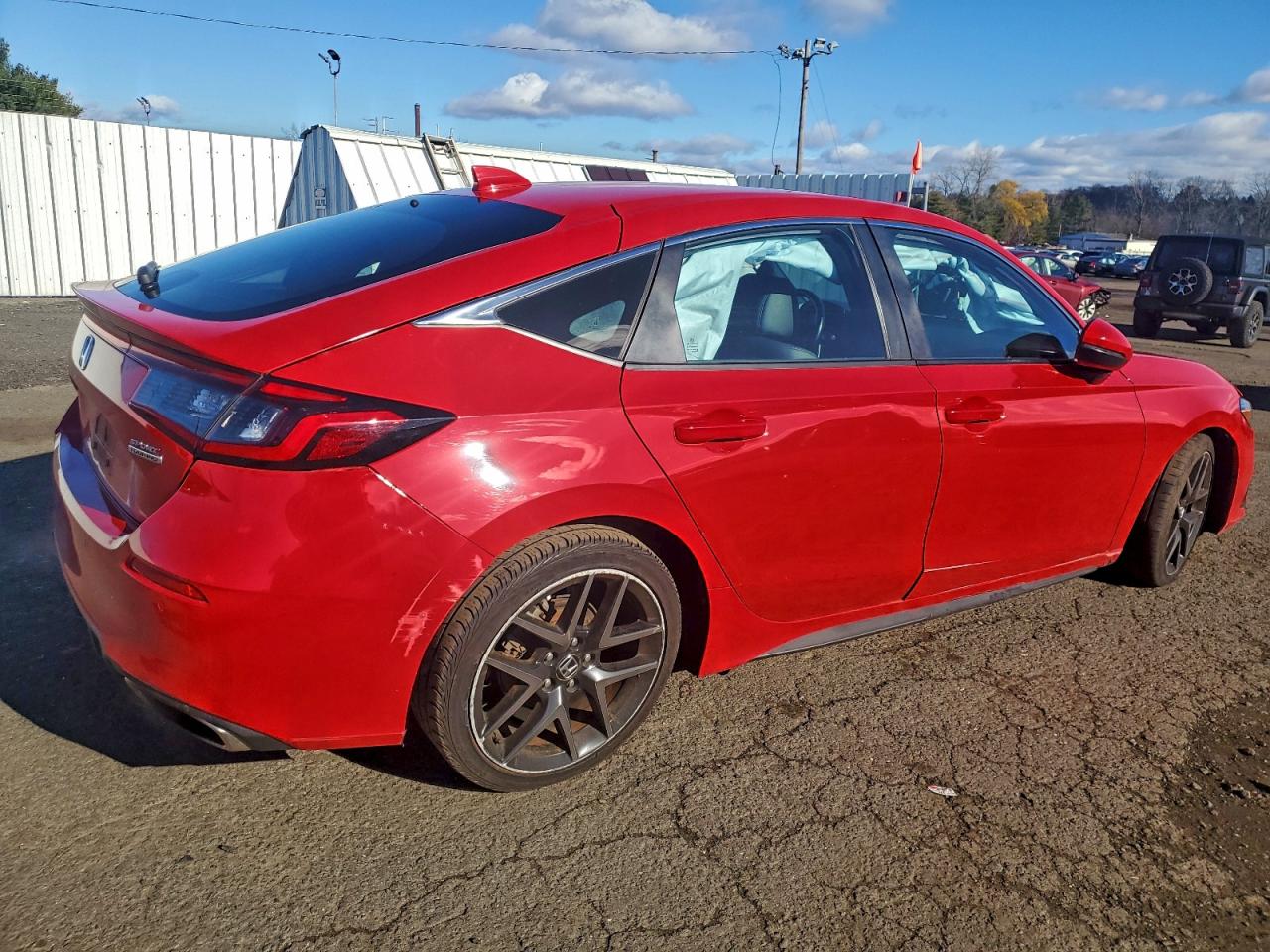 2023 Honda Civic Sport Touring Red vin: 19XFL1H85PE004743