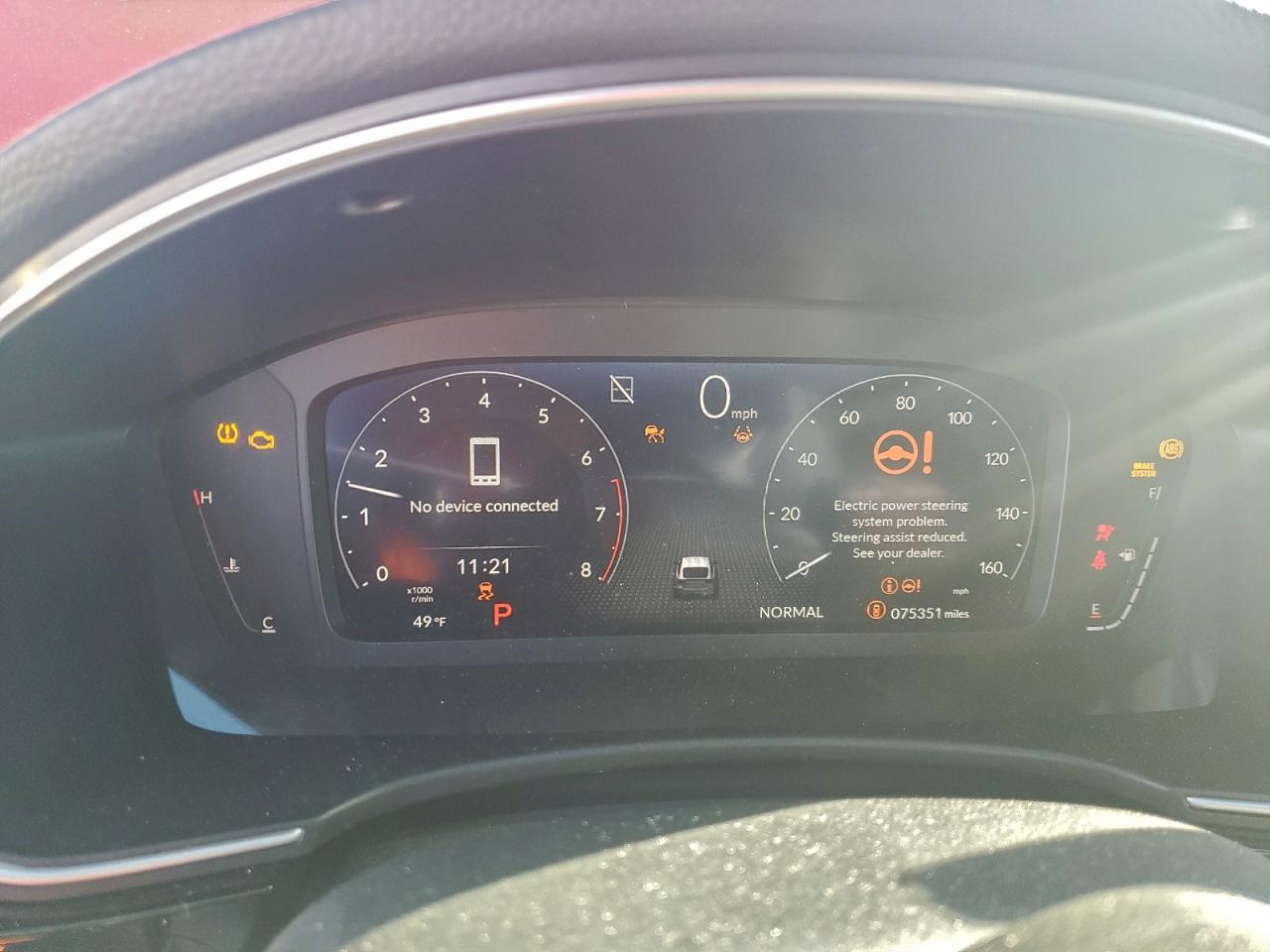 2023 Honda Civic Sport Touring Red vin: 19XFL1H85PE004743