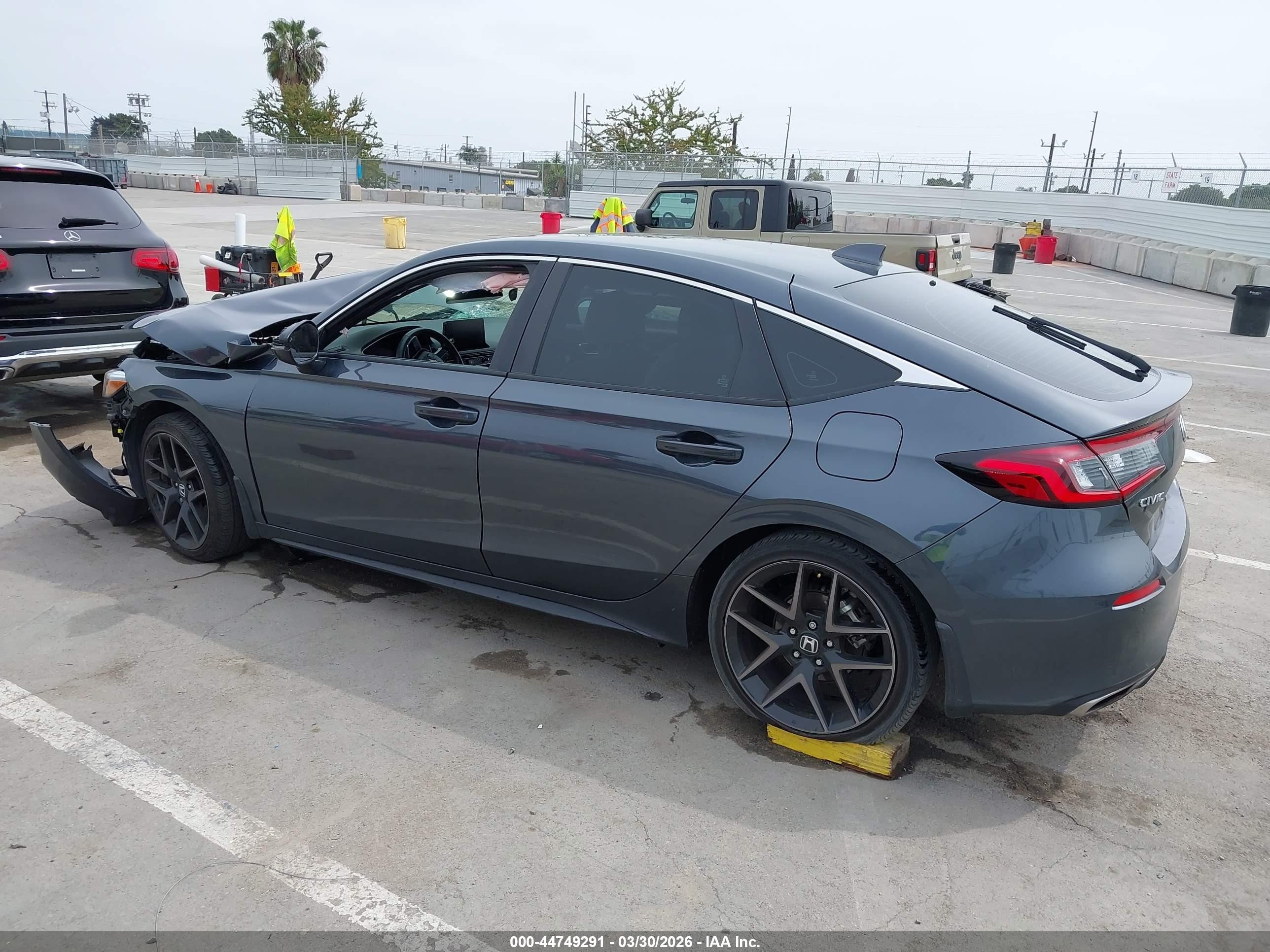 2024 Honda Civic Sport Touring Серый vin: 19XFL1H86RE033171
