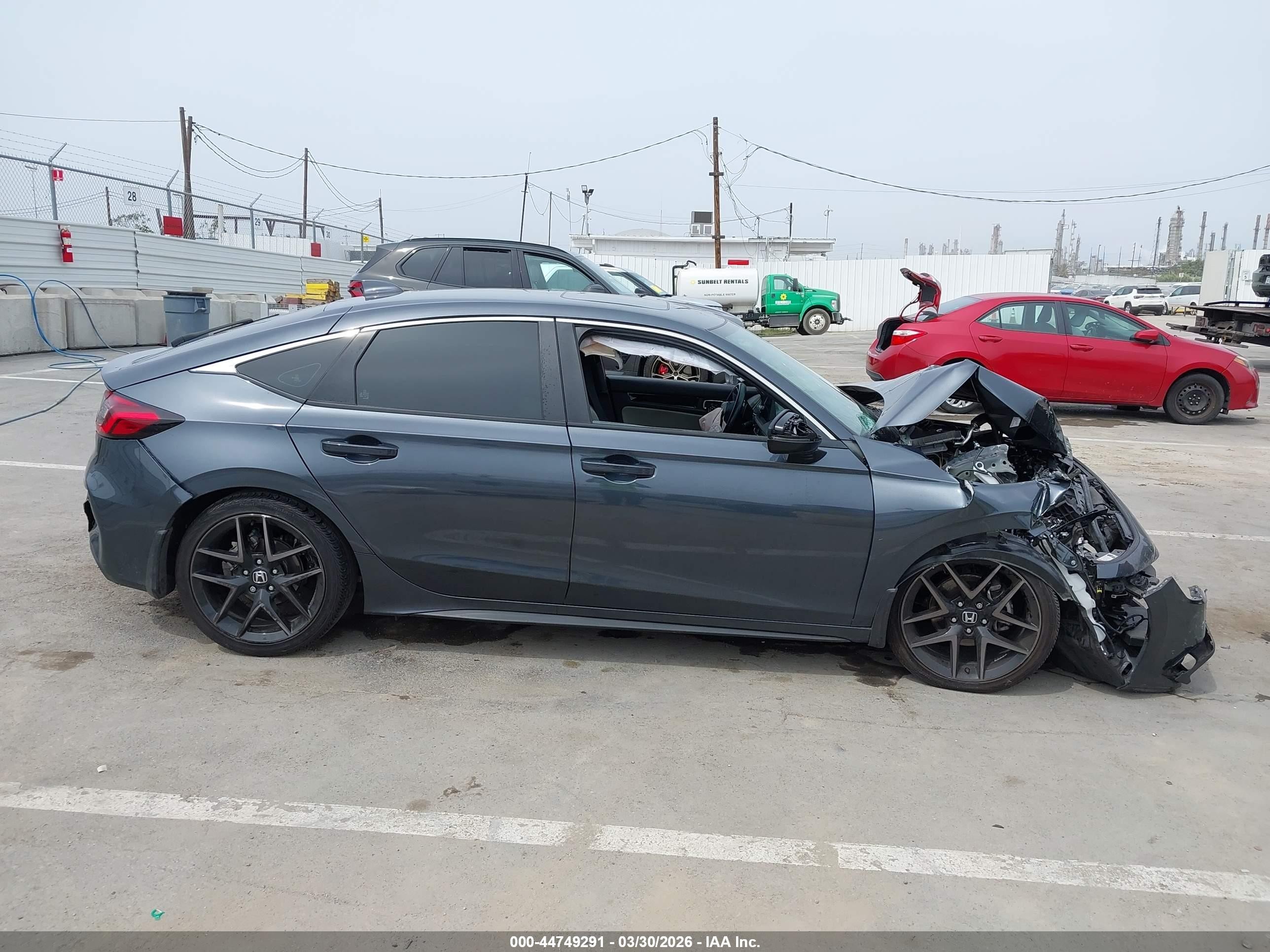 2024 Honda Civic Sport Touring Серый vin: 19XFL1H86RE033171