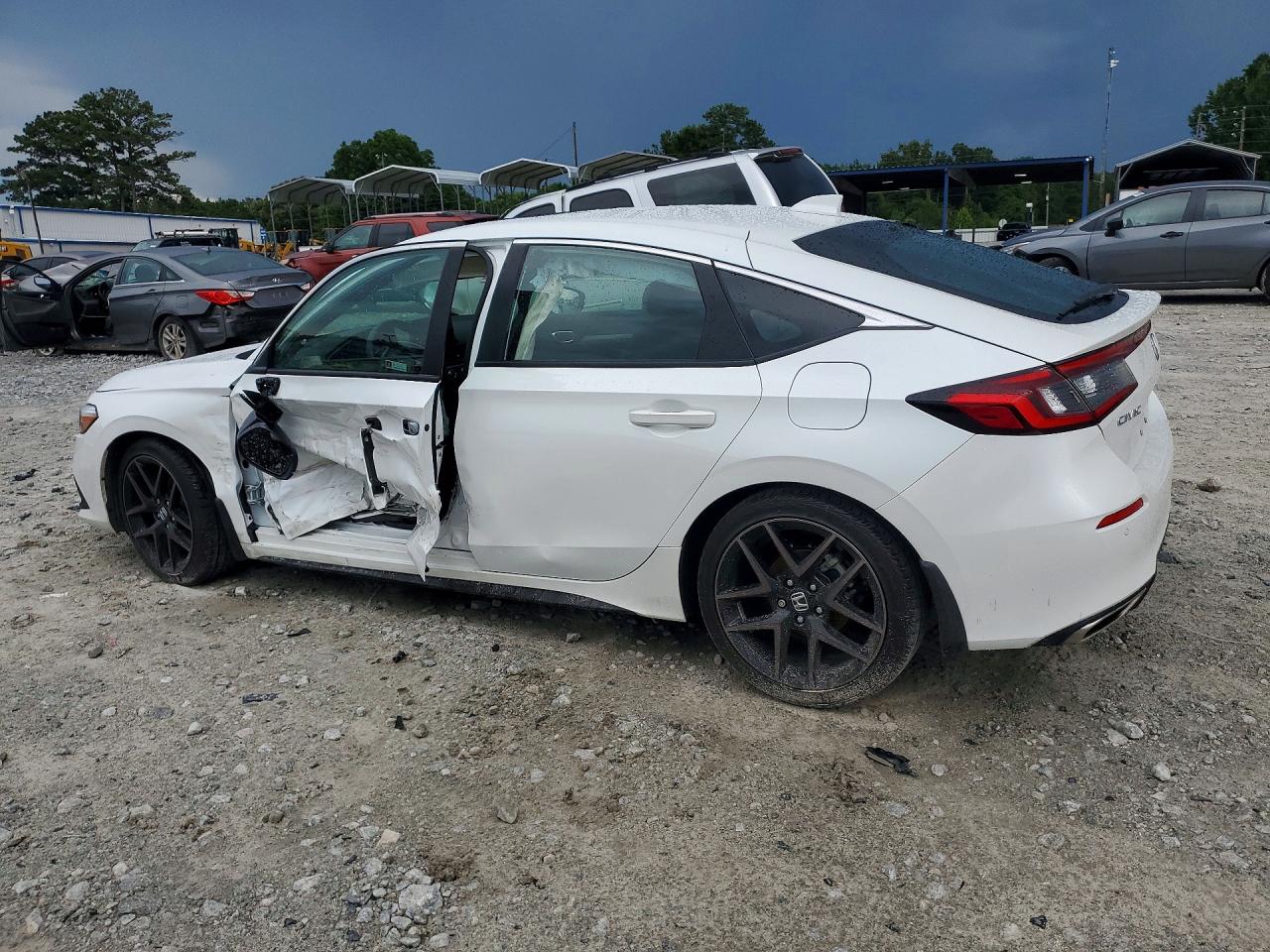 2023 Honda Civic Sport Touring White vin: 19XFL1H87PE012942