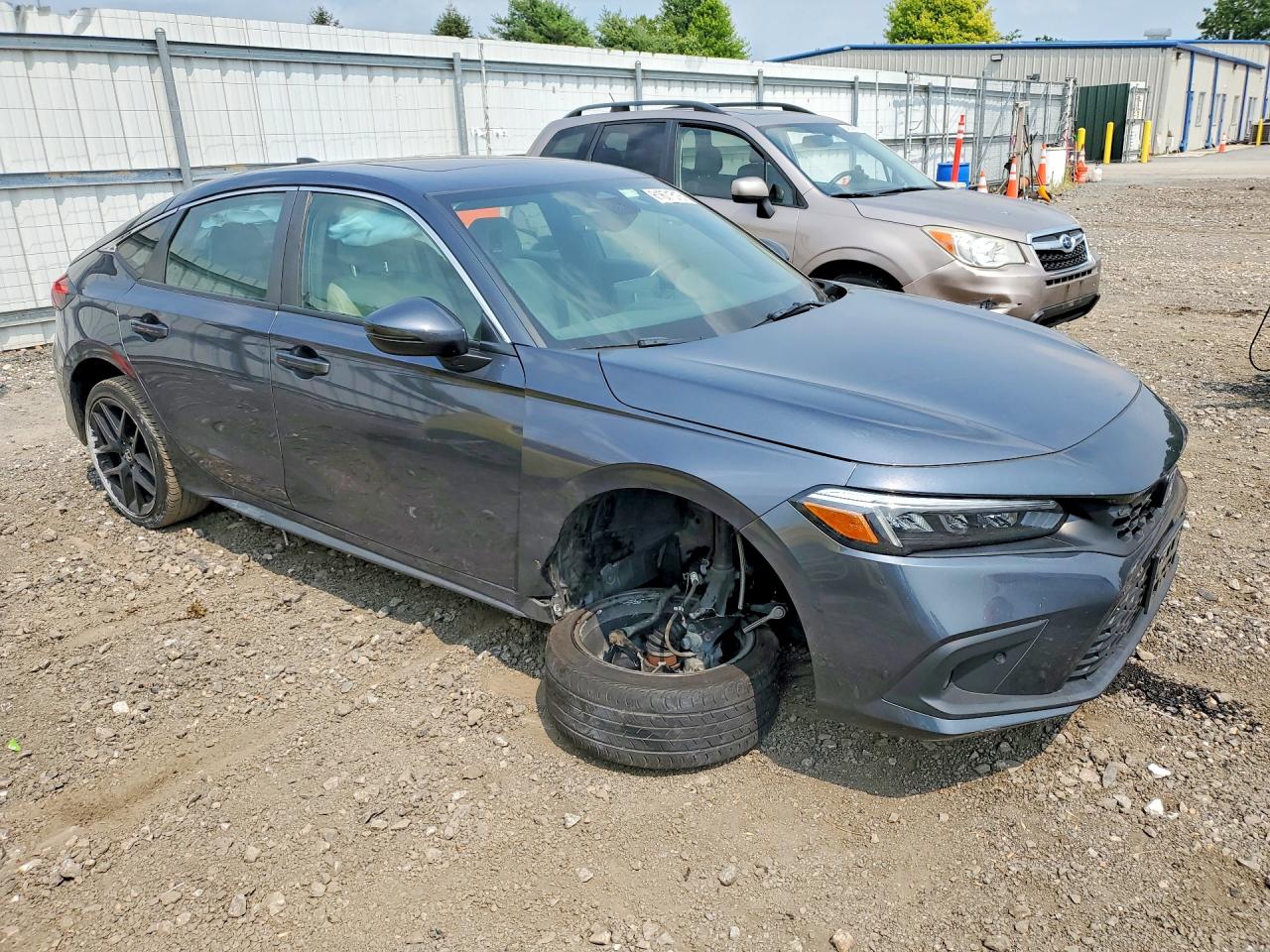2023 Honda Civic Sport Touring Gray vin: 19XFL1H89PE017835