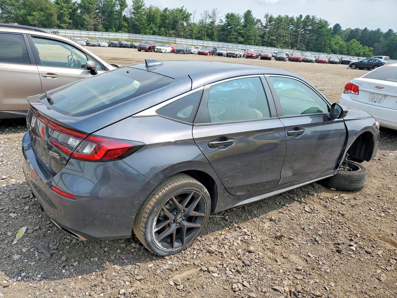 2023 Honda Civic Sport Touring Gray vin: 19XFL1H89PE017835