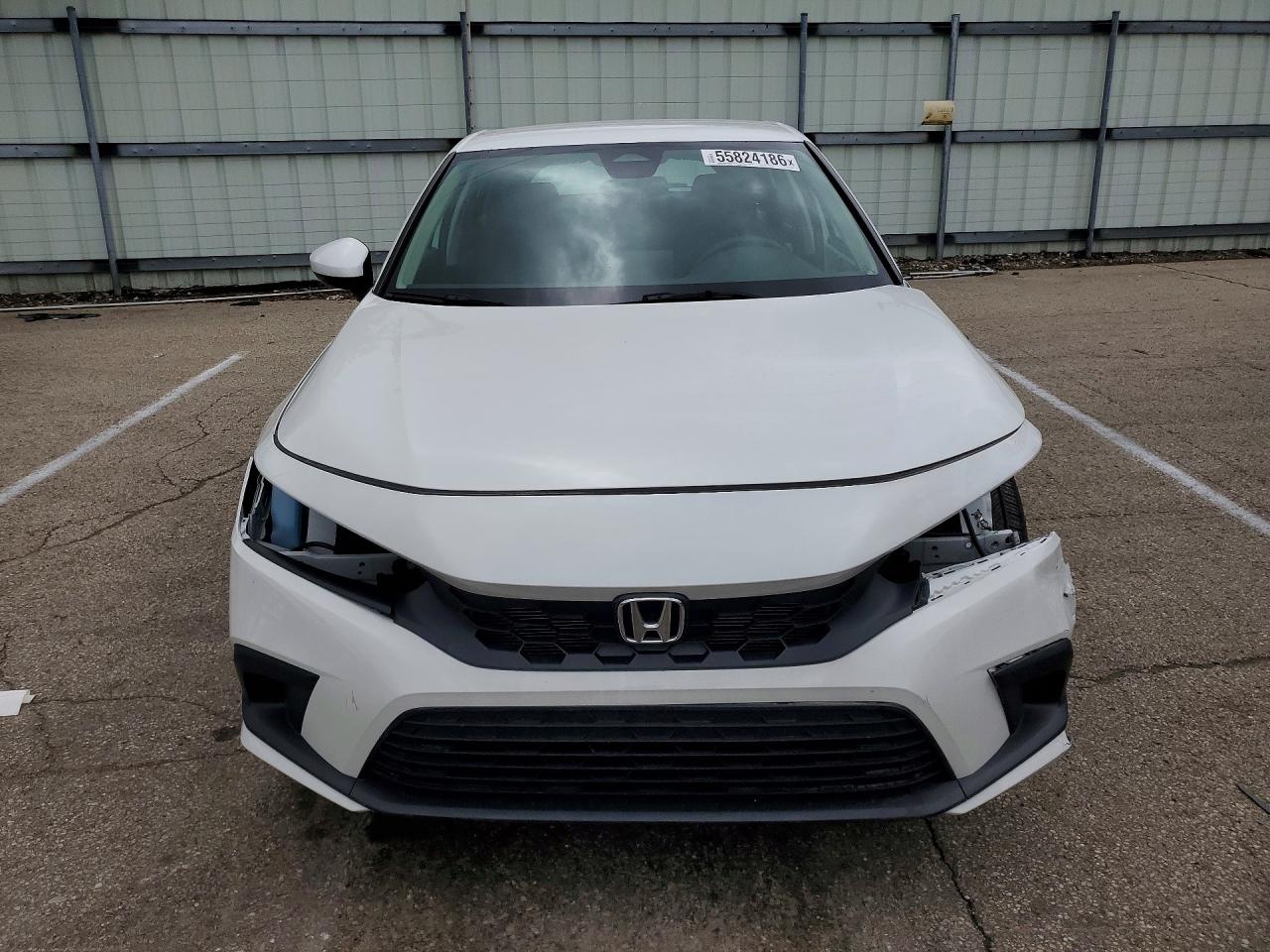 2024 Honda Civic Lx White vin: 19XFL2H54RE036033