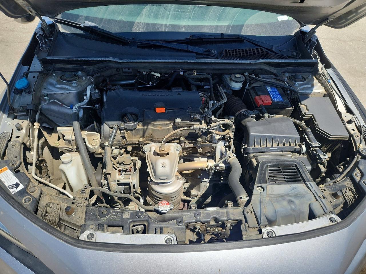 2022 Honda Civic Lx Silver vin: 19XFL2H59NE001353