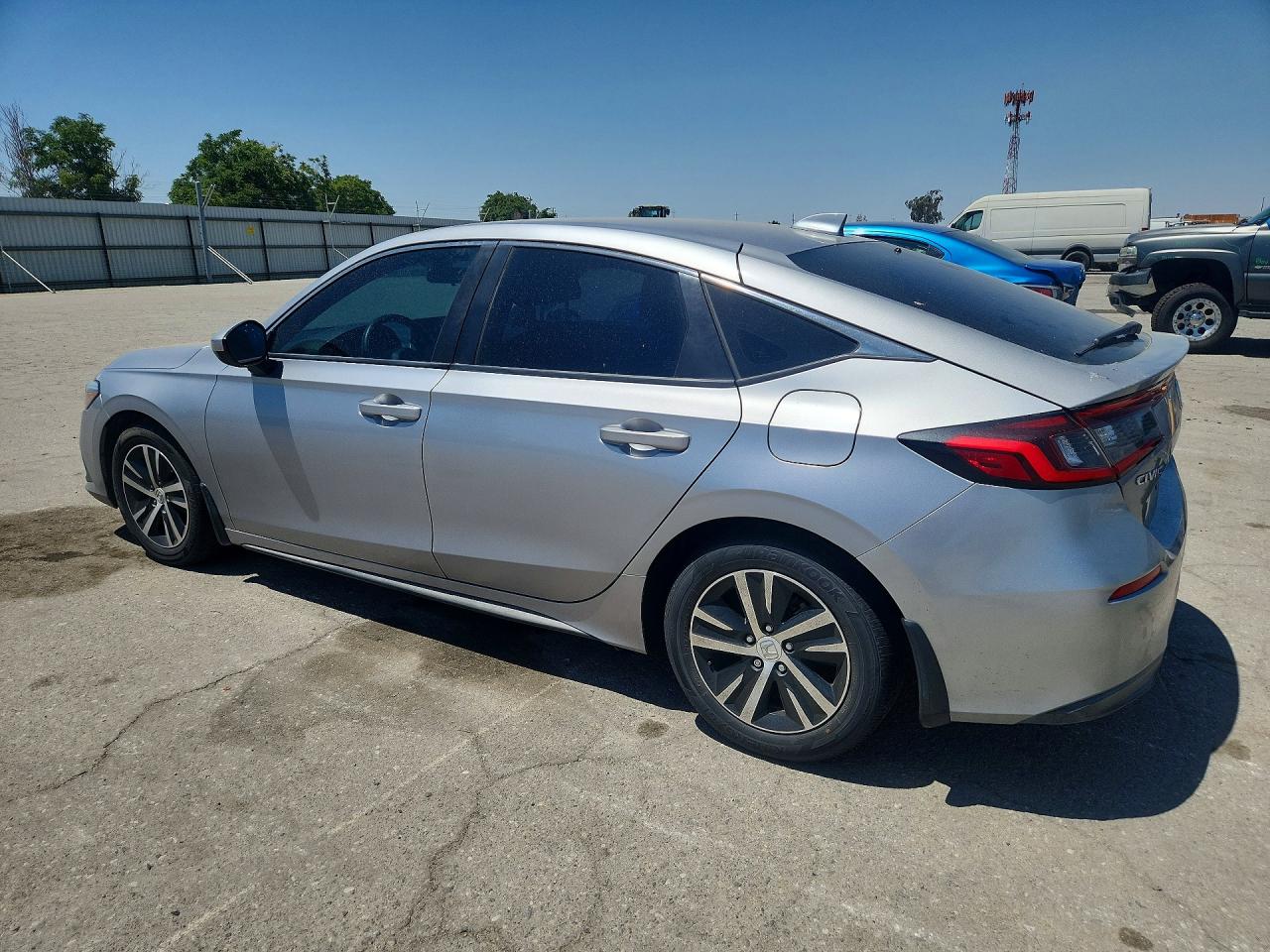 2022 Honda Civic Lx Silver vin: 19XFL2H59NE001353