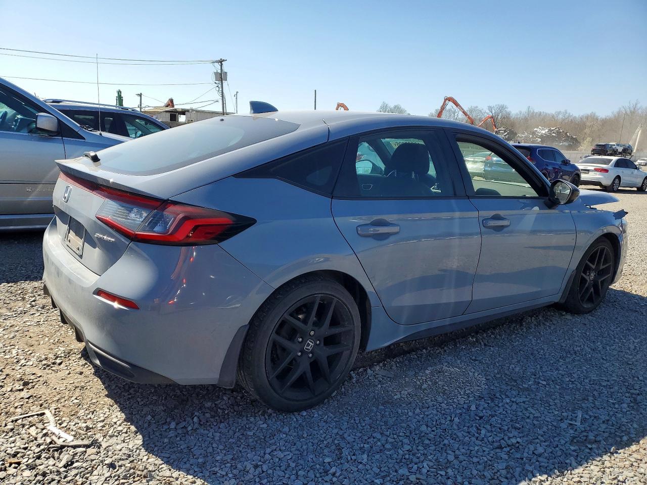 2022 Honda Civic Sport Серый vin: 19XFL2H80NE011618