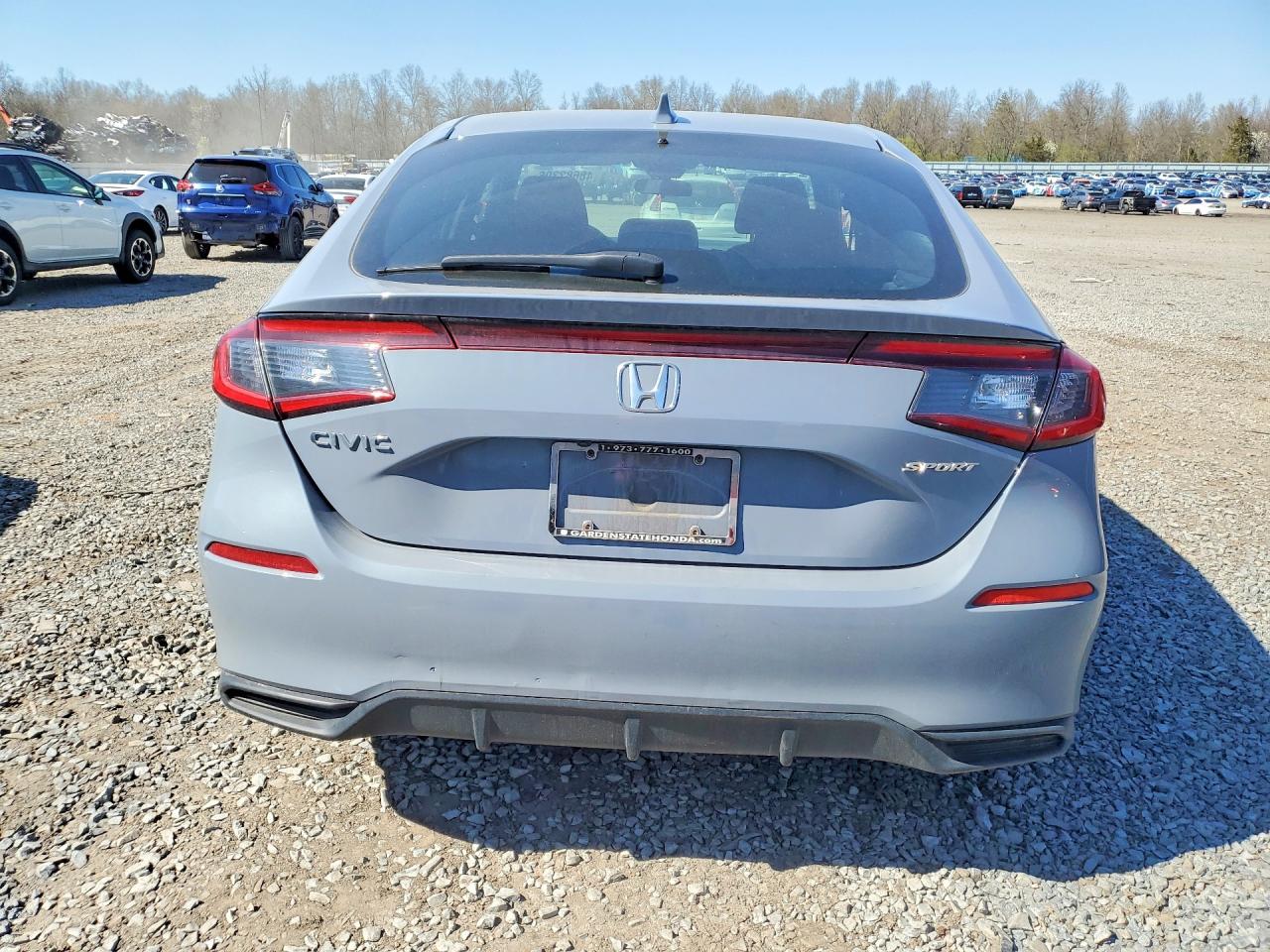 2022 Honda Civic Sport Серый vin: 19XFL2H80NE011618