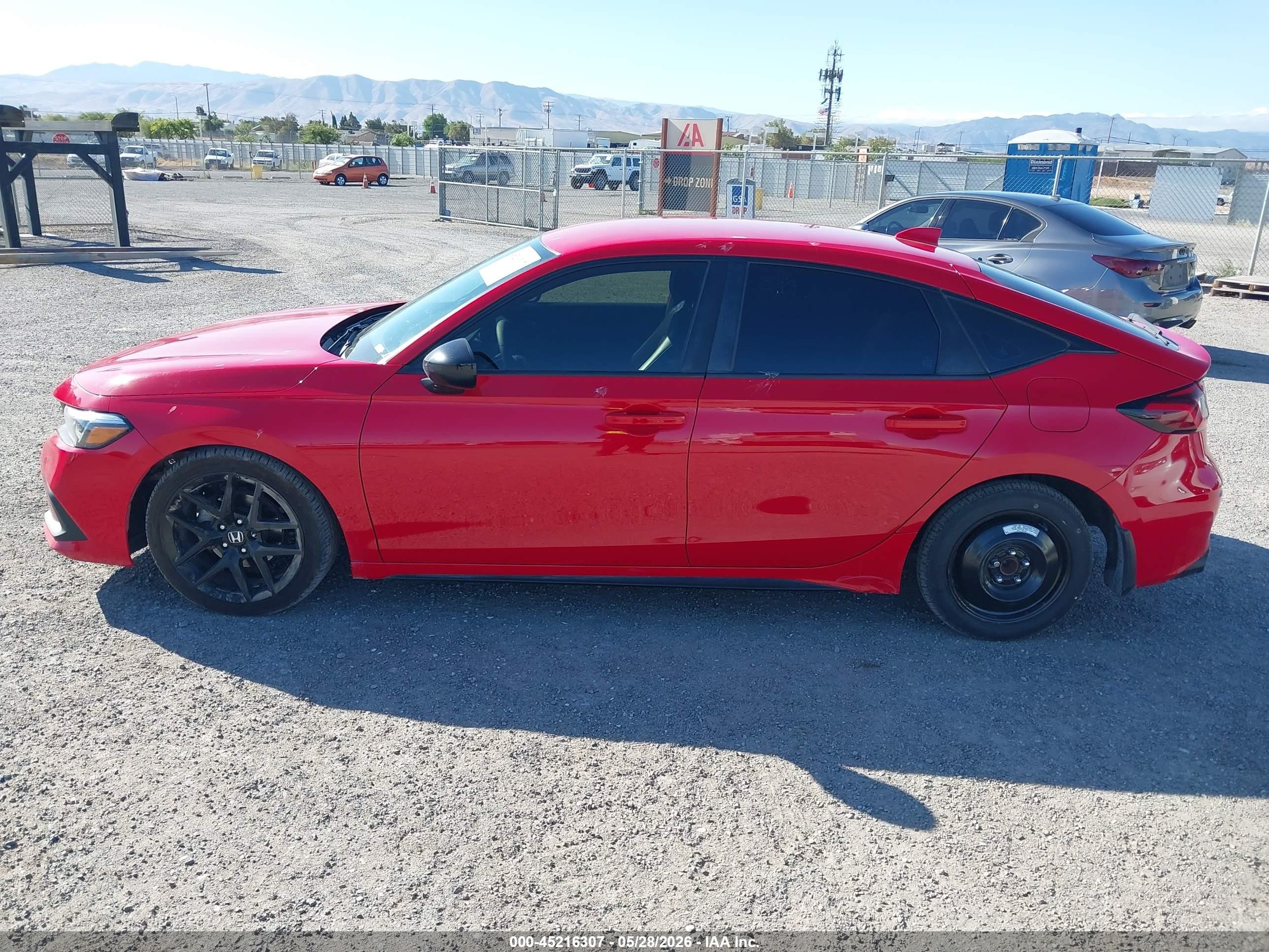 2023 Honda Civic Sport Red vin: 19XFL2H80PE000413