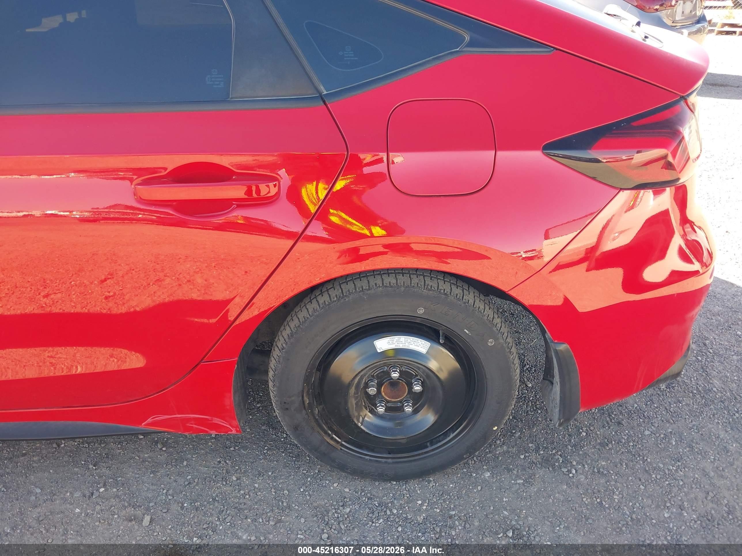 2023 Honda Civic Sport Red vin: 19XFL2H80PE000413