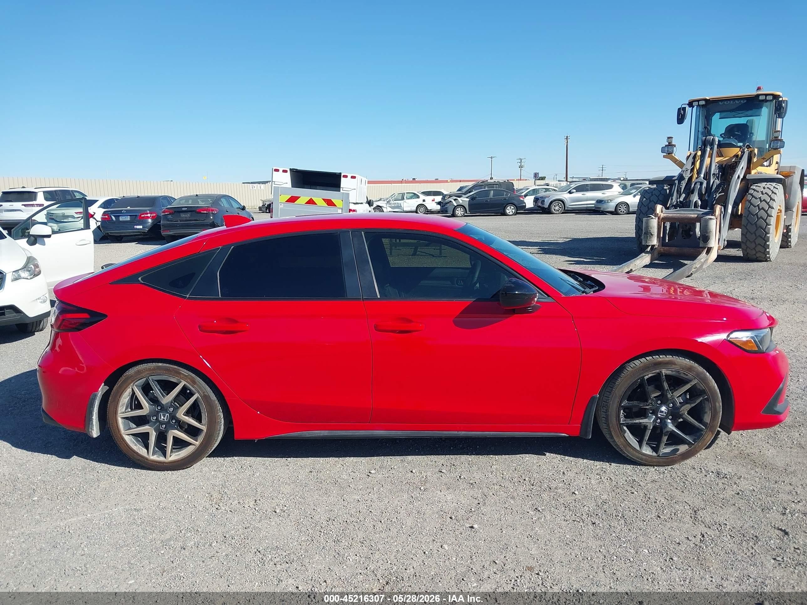 2023 Honda Civic Sport Red vin: 19XFL2H80PE000413