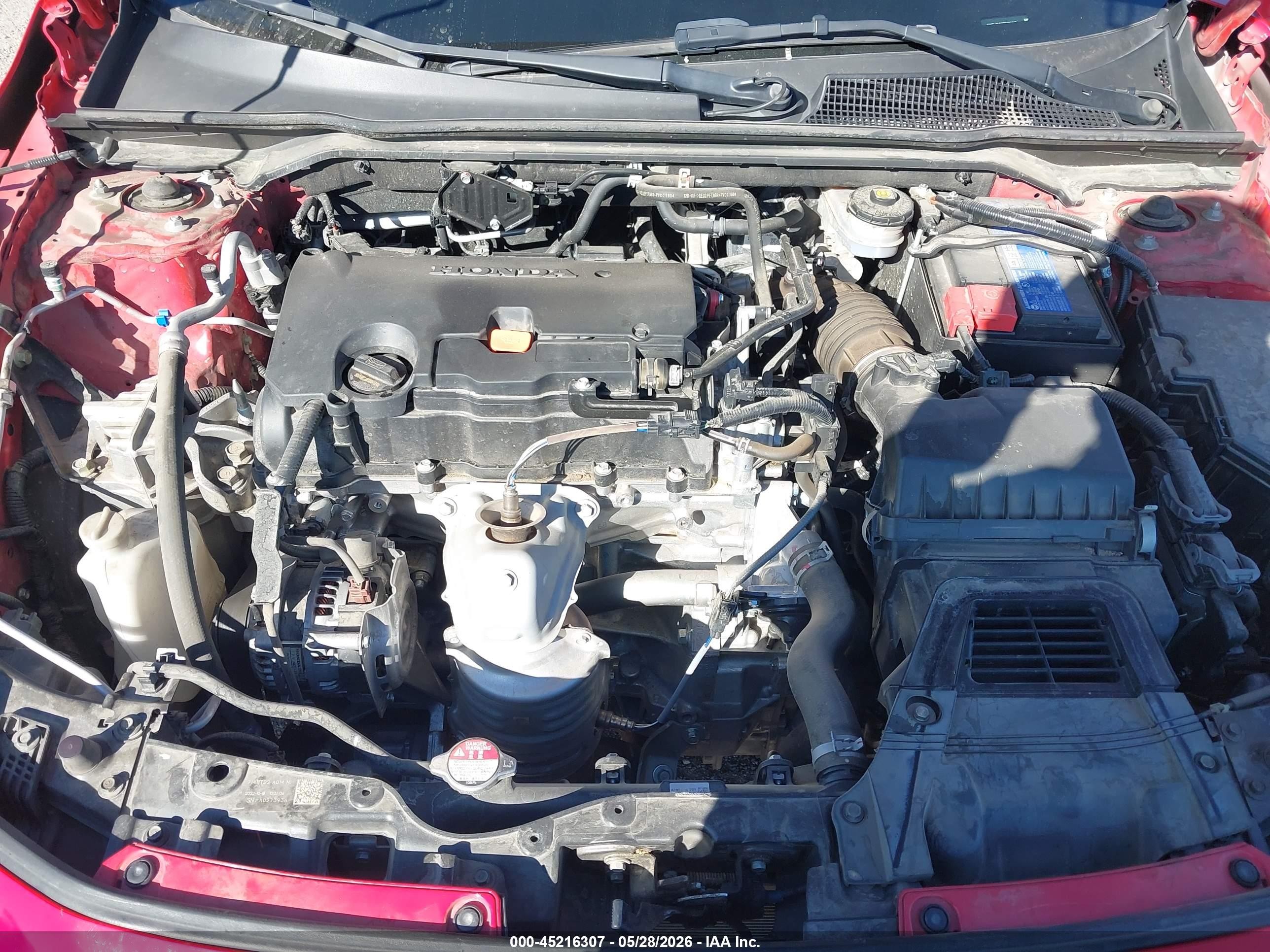 2023 Honda Civic Sport Red vin: 19XFL2H80PE000413