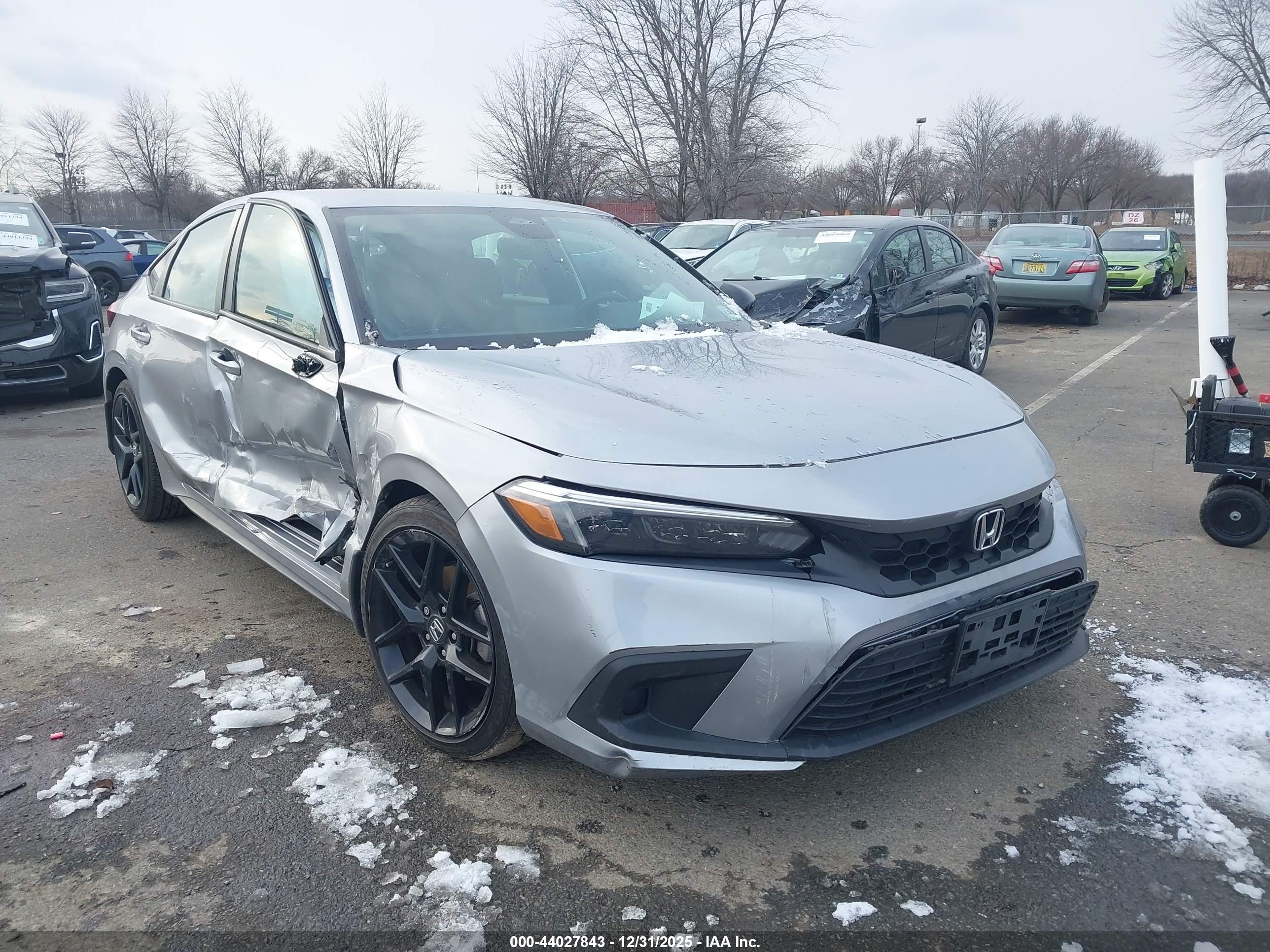 2023 Honda Civic Sport Gray vin: 19XFL2H80PE023657