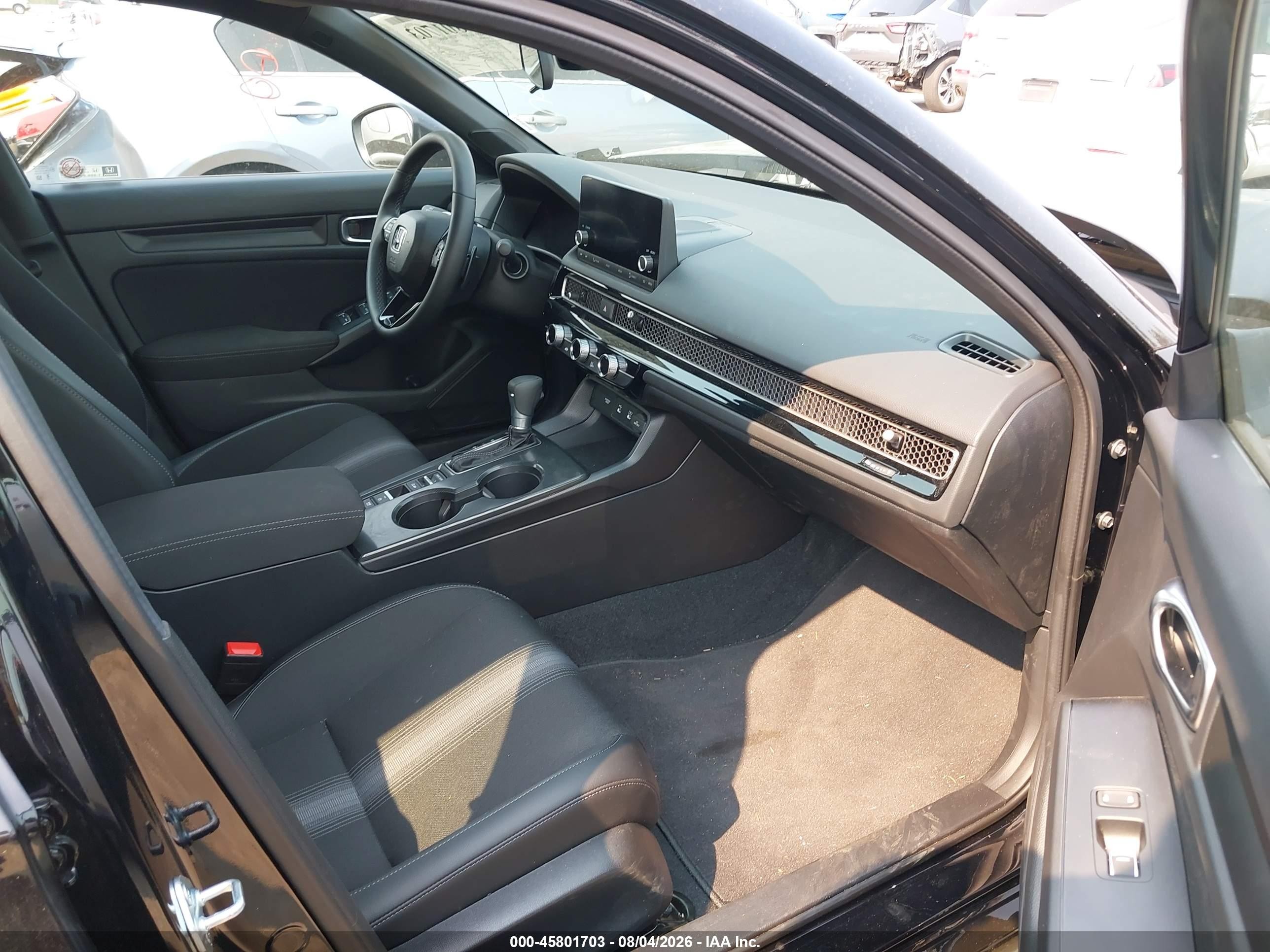 2026 Honda Civic Sport Black vin: 19XFL2H80TE021630