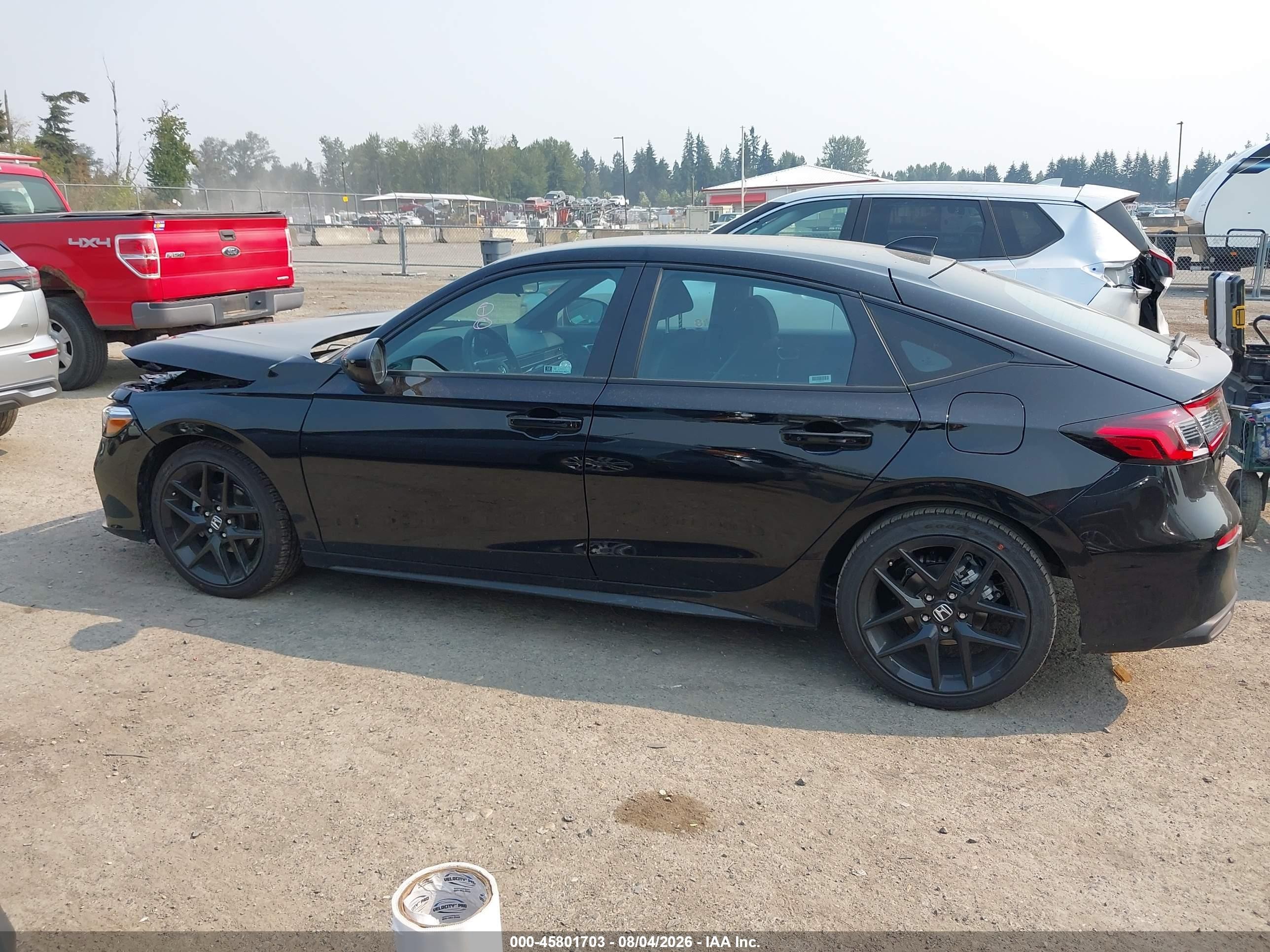 2026 Honda Civic Sport Black vin: 19XFL2H80TE021630