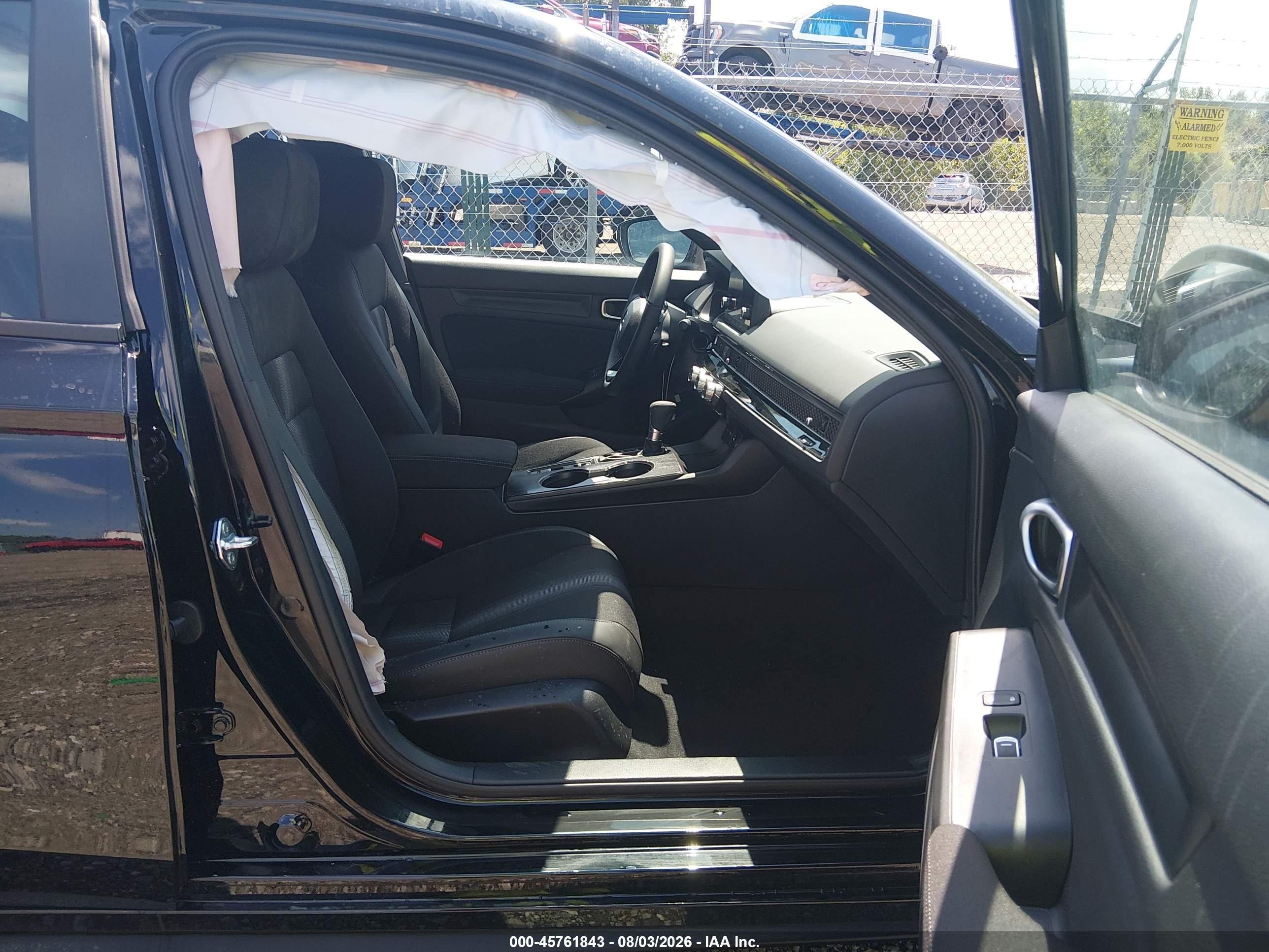 2026 Honda Civic Sport Black vin: 19XFL2H80TE034894