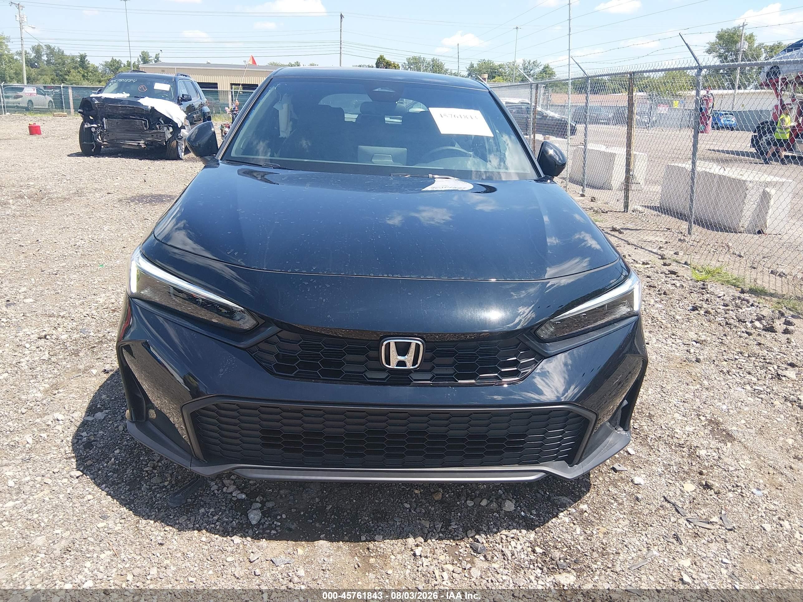 2026 Honda Civic Sport Black vin: 19XFL2H80TE034894