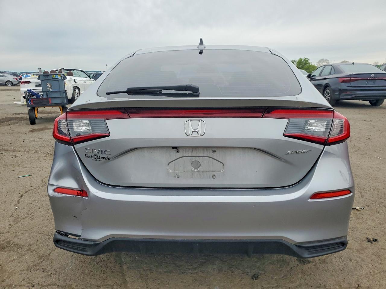 2022 Honda Civic Sport Gray vin: 19XFL2H81NE004032