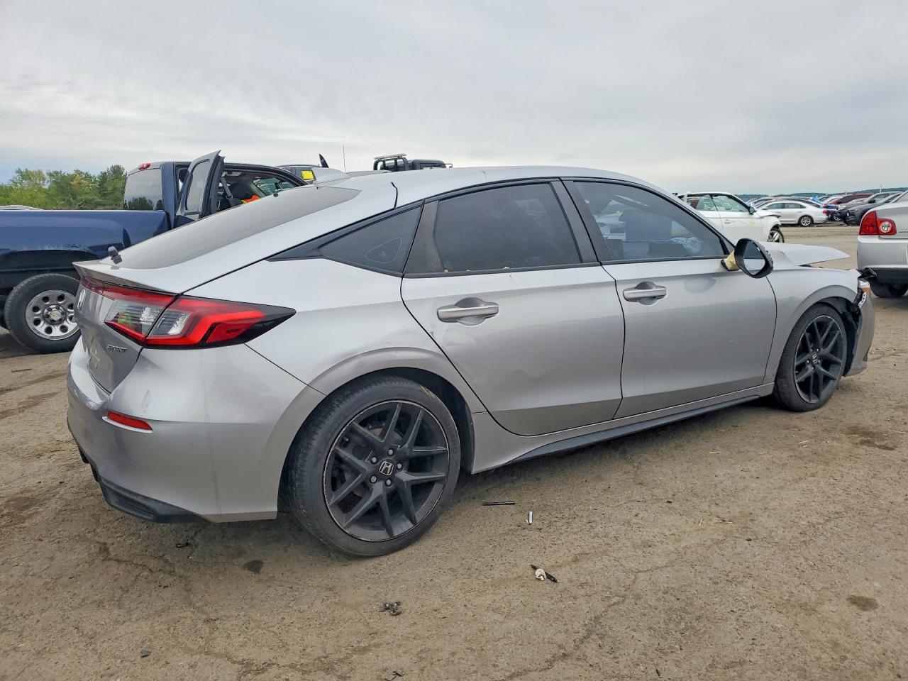 2022 Honda Civic Sport Gray vin: 19XFL2H81NE004032