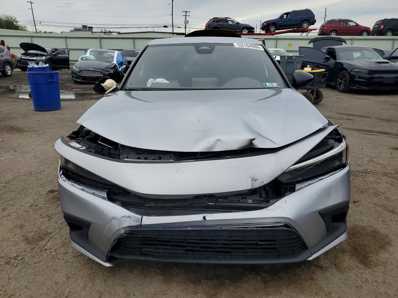2022 Honda Civic Sport Gray vin: 19XFL2H81NE004032