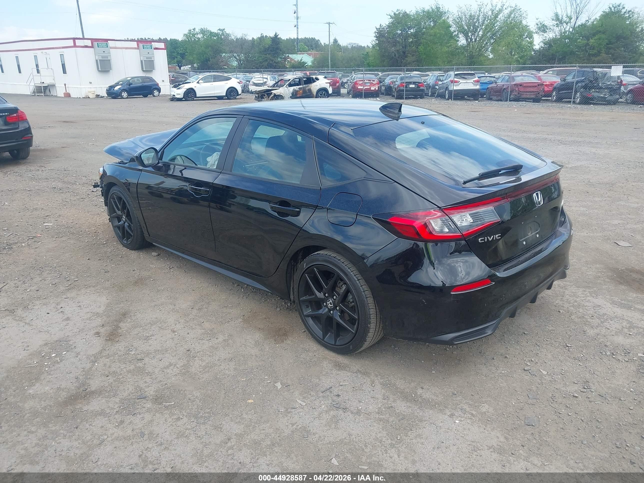 2025 Honda Civic Sedan Sport Черный vin: 19XFL2H81SE001756