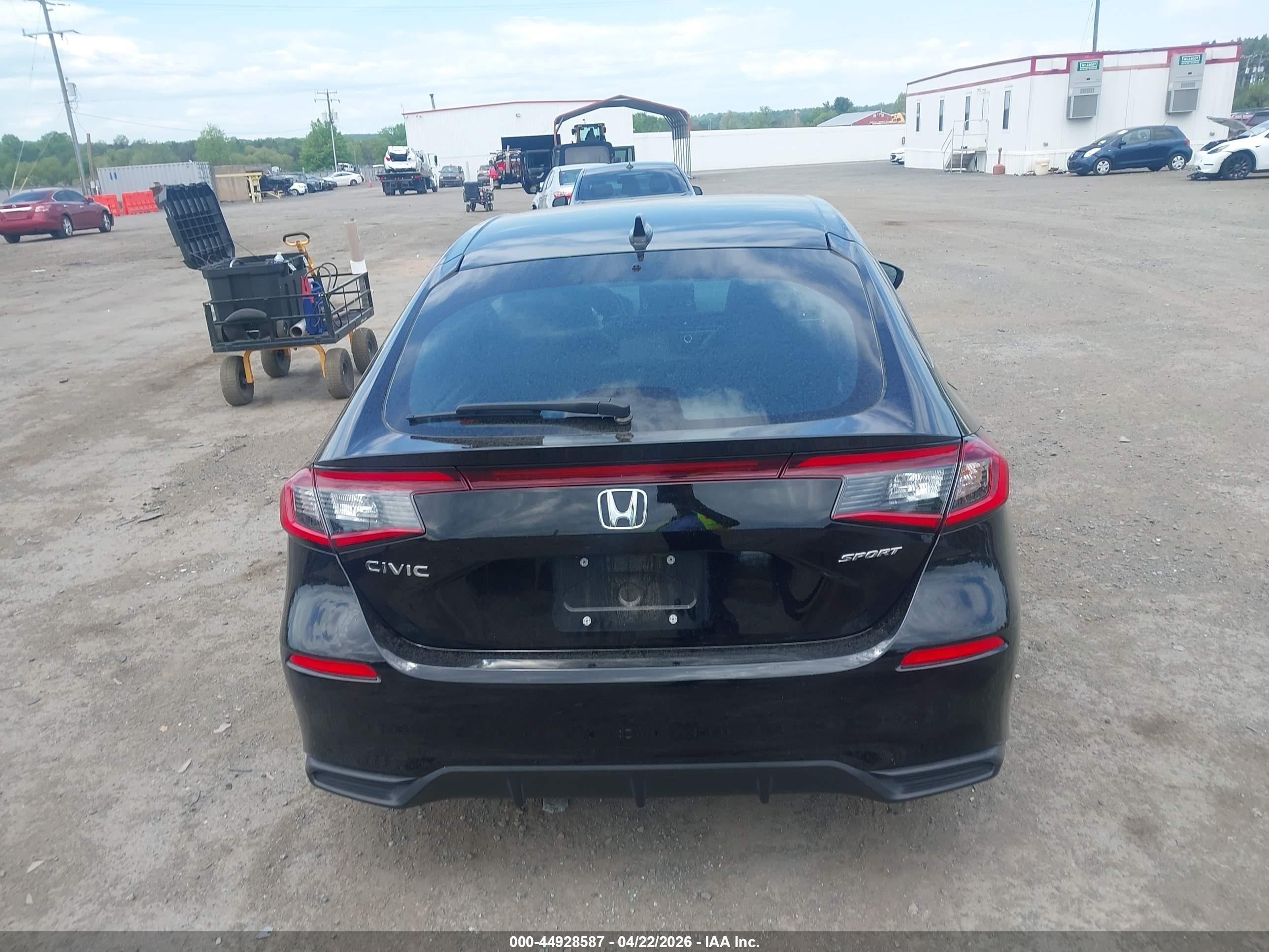 2025 Honda Civic Sedan Sport Черный vin: 19XFL2H81SE001756