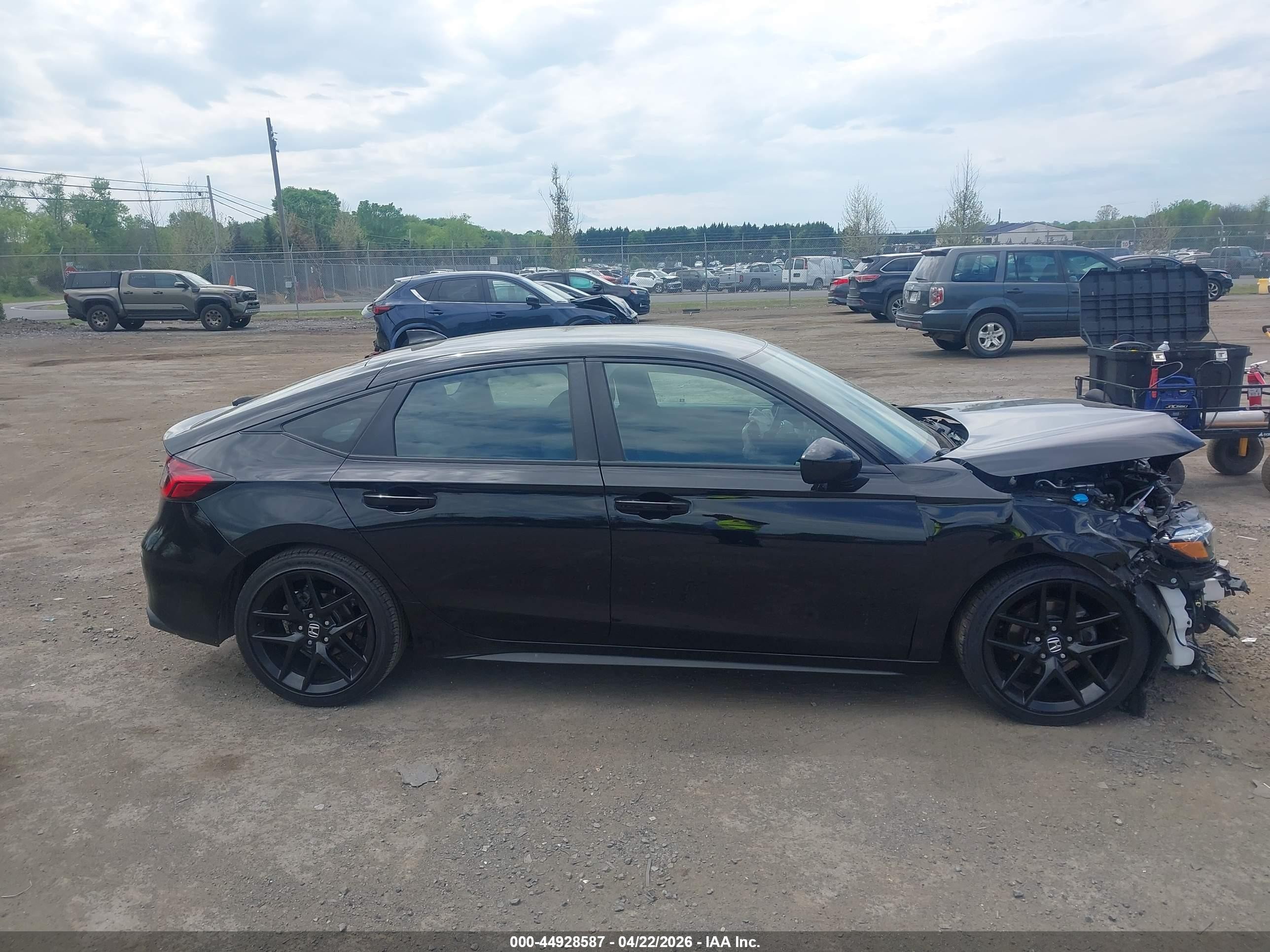 2025 Honda Civic Sedan Sport Черный vin: 19XFL2H81SE001756