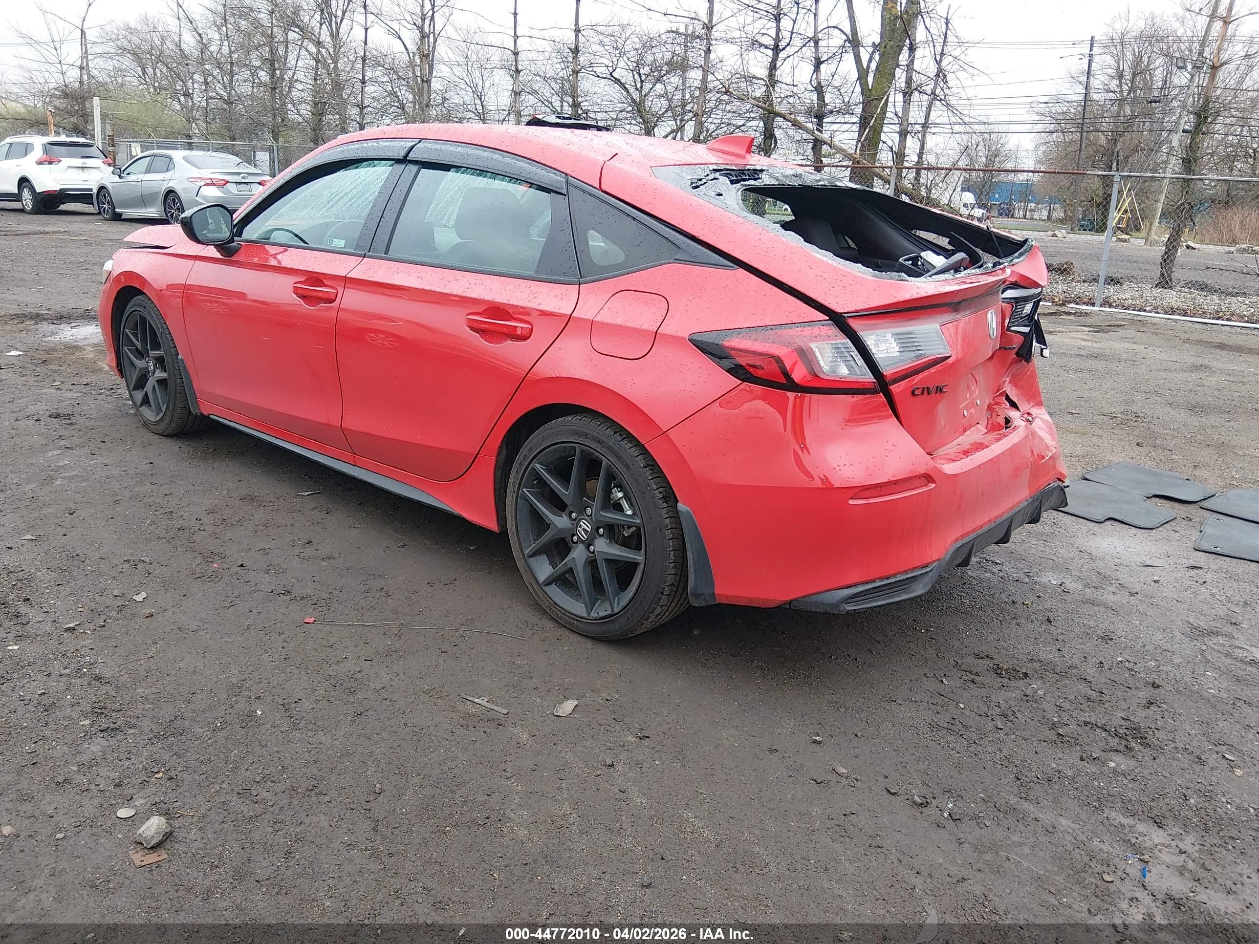 2026 Honda Civic Sport Красный vin: 19XFL2H81TE002570