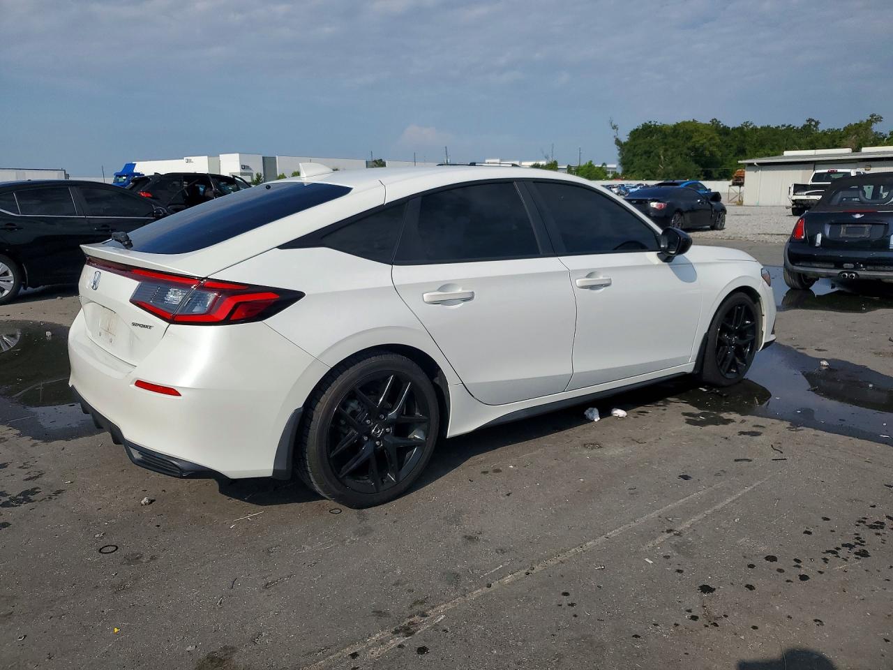 2022 Honda Civic Sport White vin: 19XFL2H82NE019106