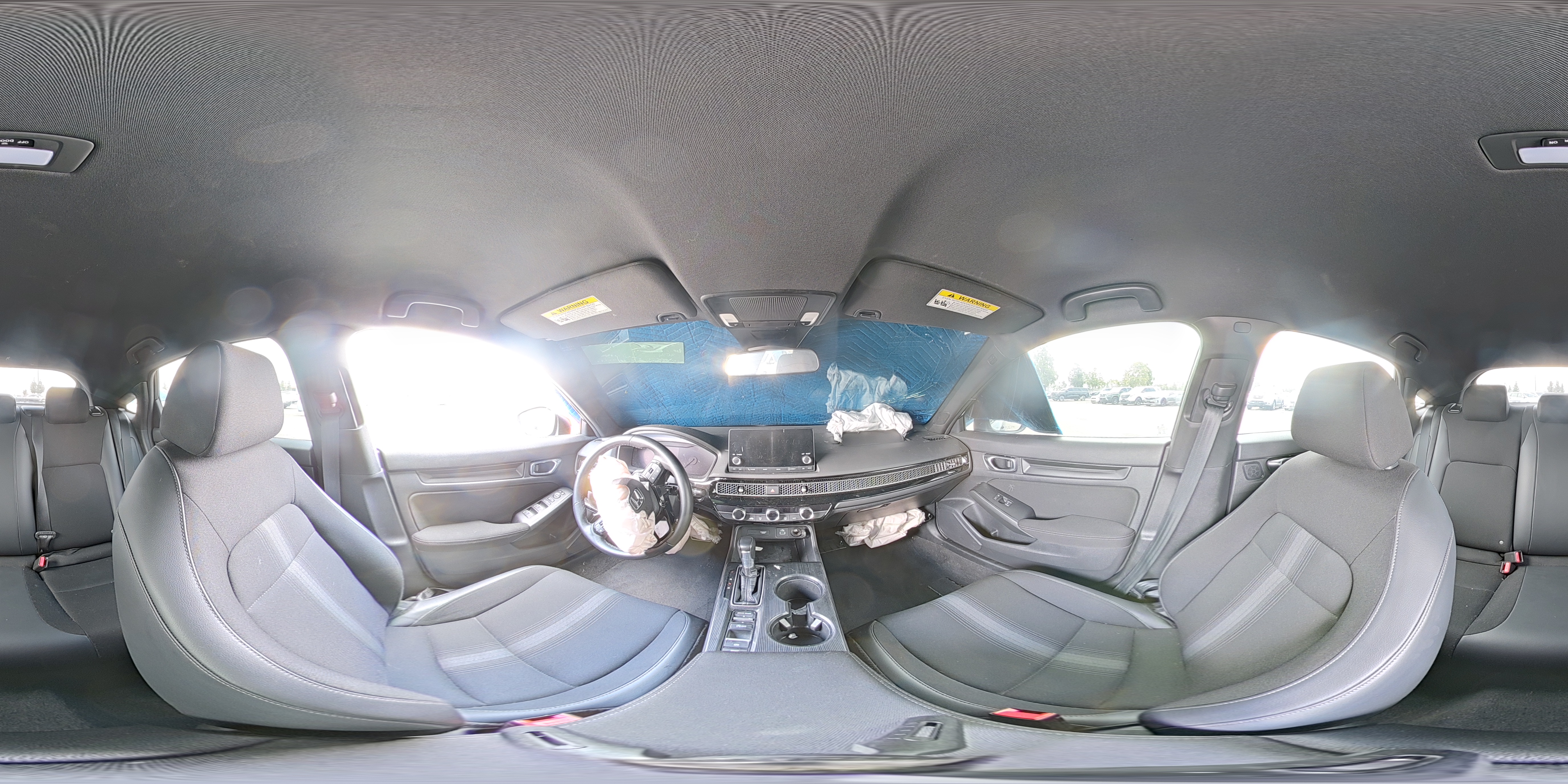 2023 Honda Civic Sport Черный vin: 19XFL2H83PE001958