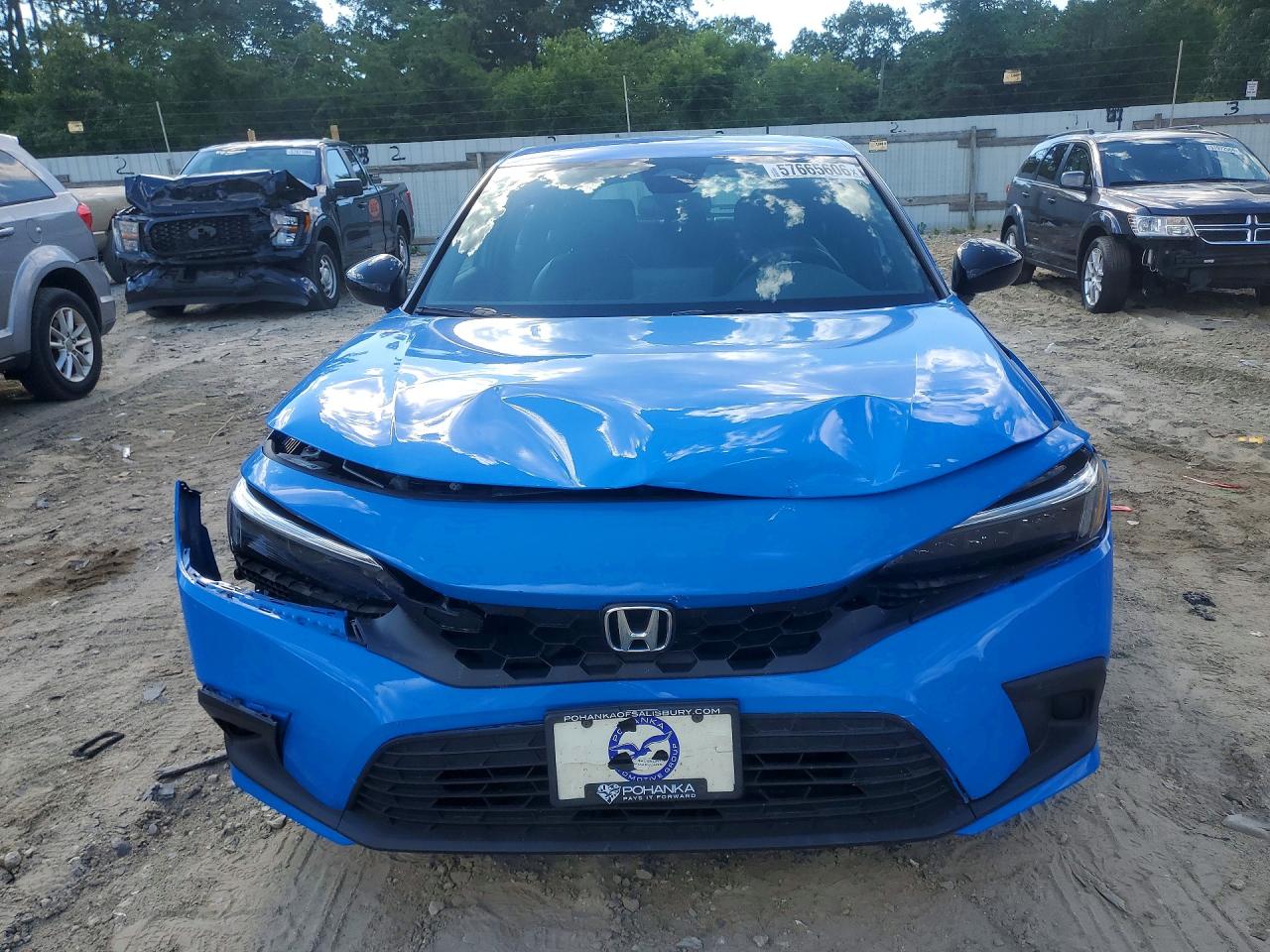 2024 Honda Civic Sport Blue vin: 19XFL2H83RE005902