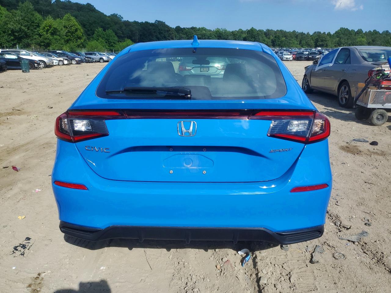 2024 Honda Civic Sport Blue vin: 19XFL2H83RE005902