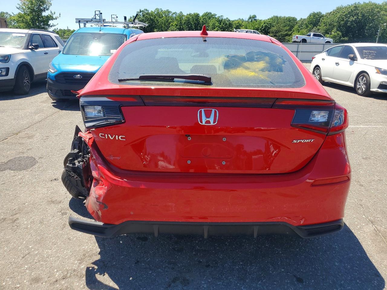 2024 Honda Civic Sport Red vin: 19XFL2H83RE034218