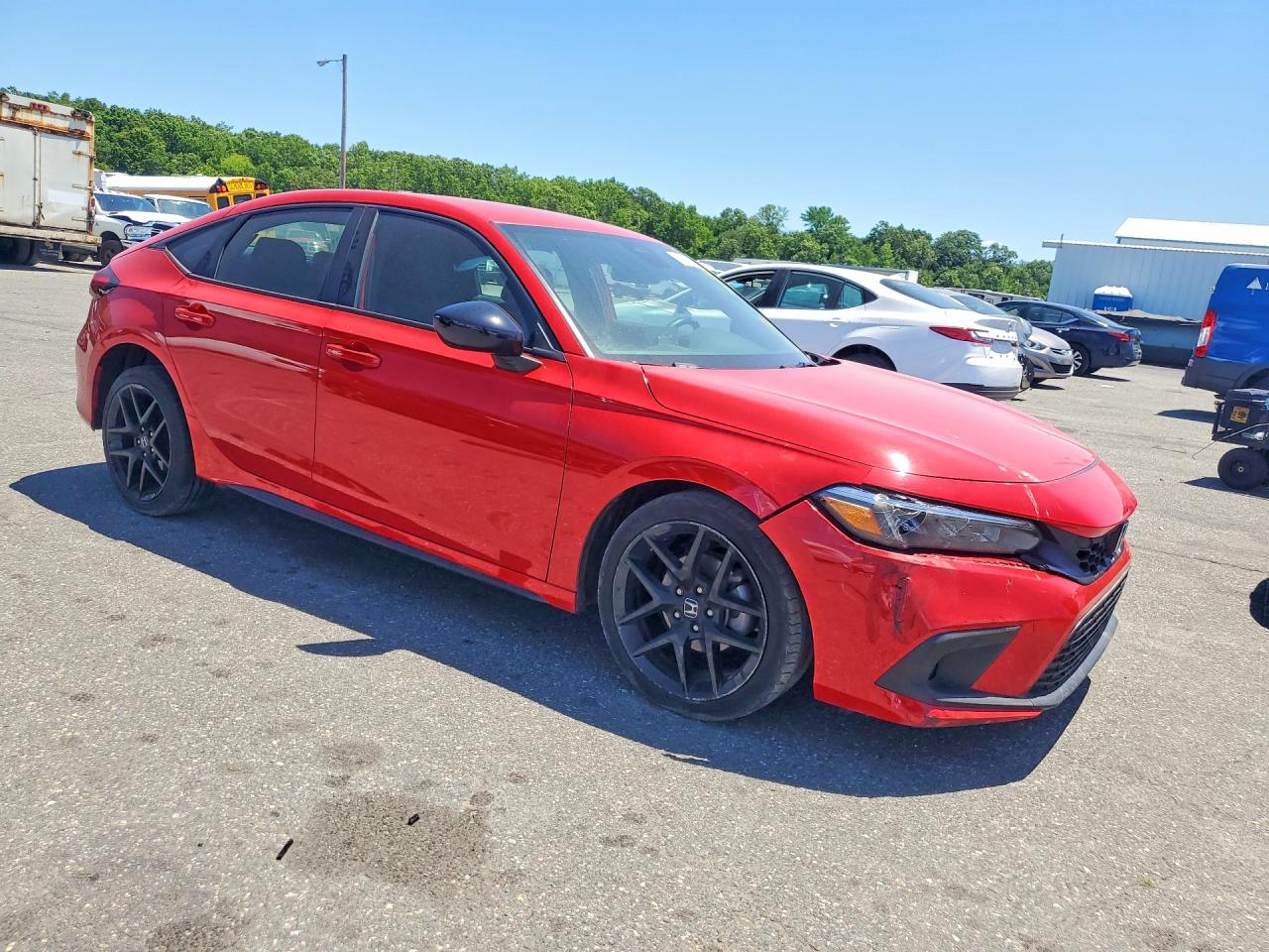 2024 Honda Civic Sport Red vin: 19XFL2H83RE034218