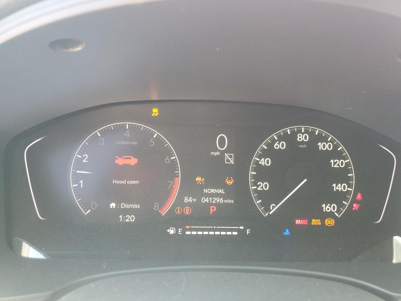 2024 Honda Civic Sport Red vin: 19XFL2H83RE034218 Damage: Warning Light - Air Bag, On, Unacceptable