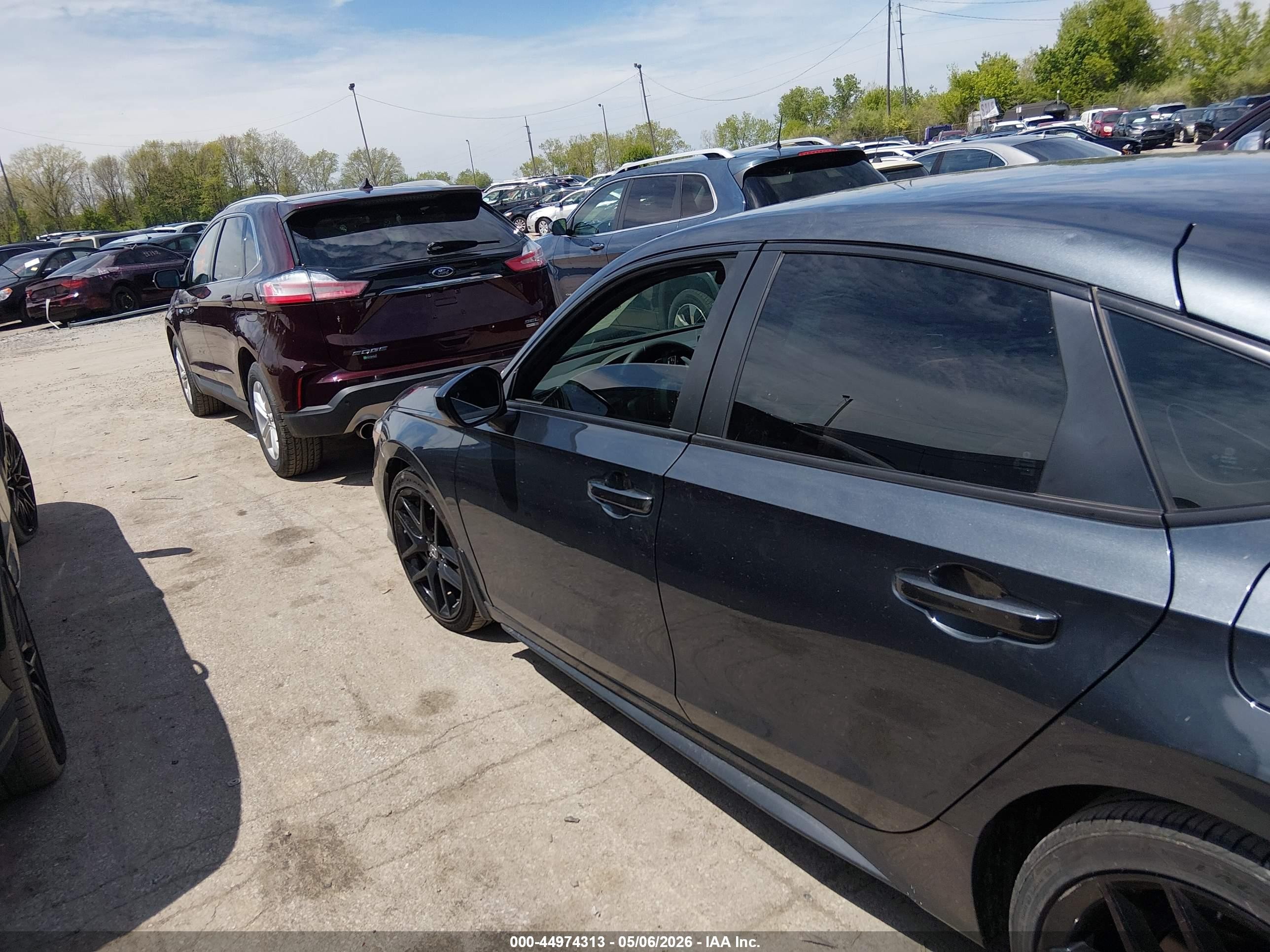 2025 Honda Civic Sedan Sport Серый vin: 19XFL2H83SE003623