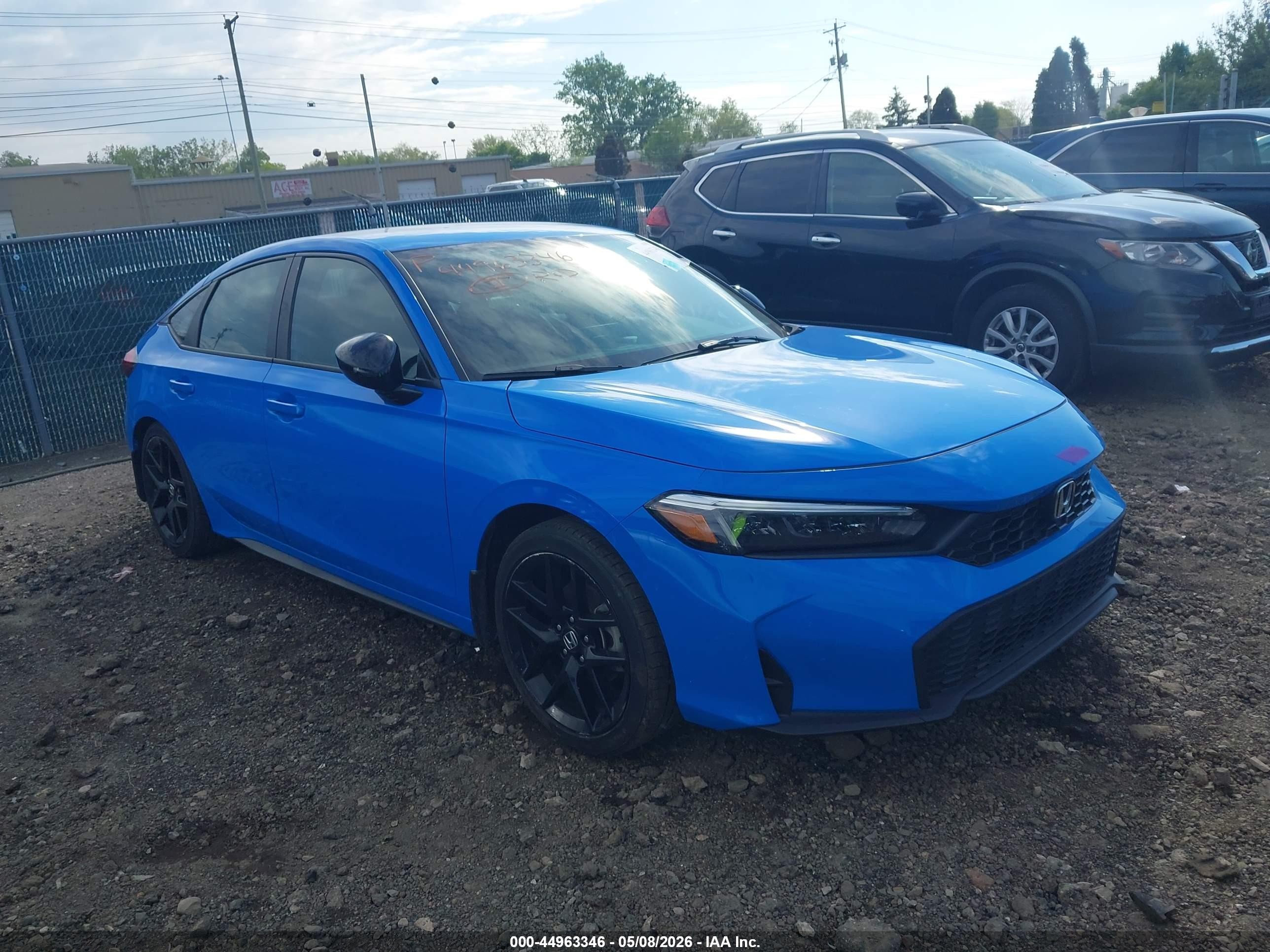 2025 Honda Civic Sedan Sport Blue vin: 19XFL2H83SE023421