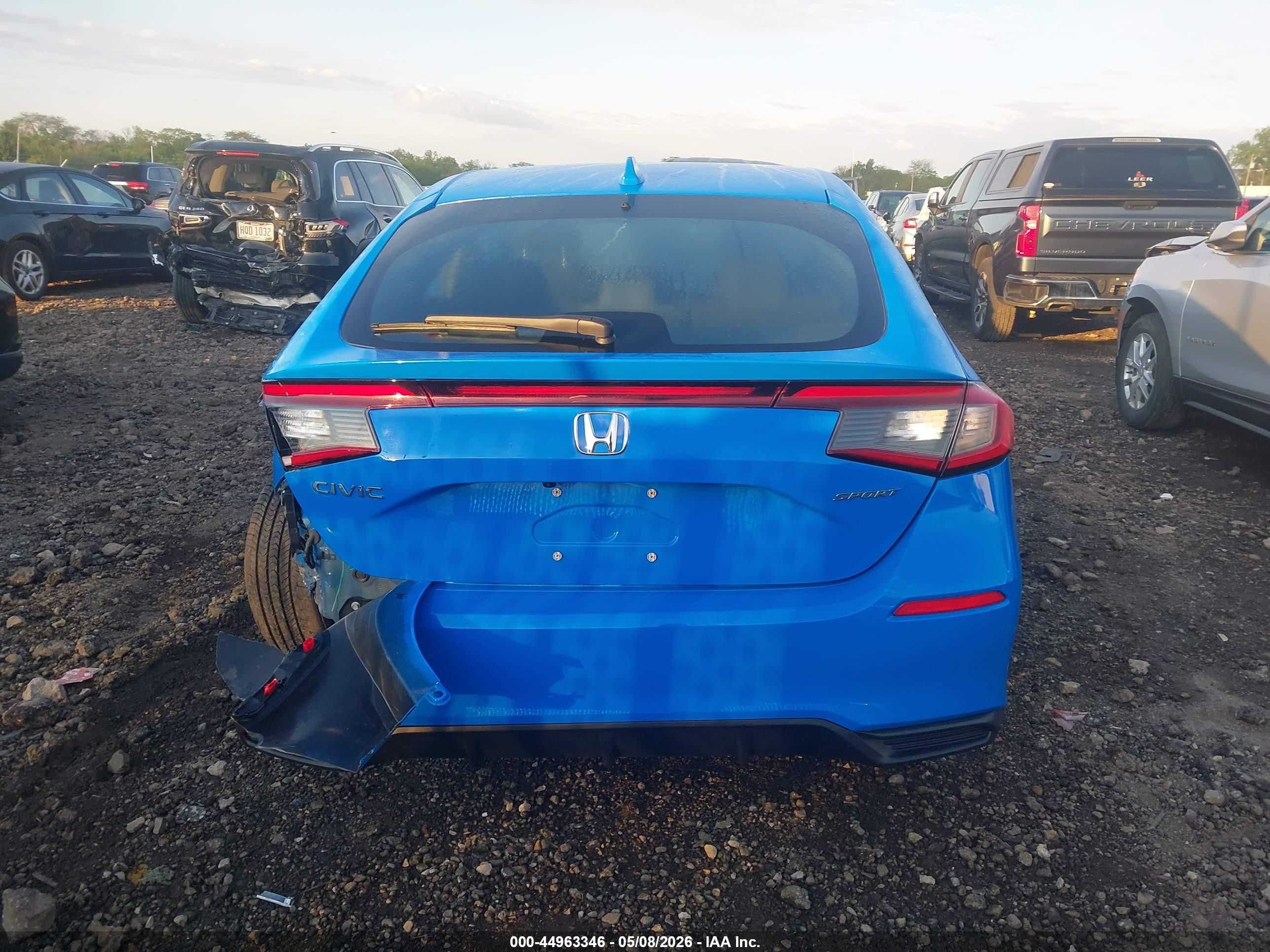 2025 Honda Civic Sedan Sport Синий vin: 19XFL2H83SE023421
