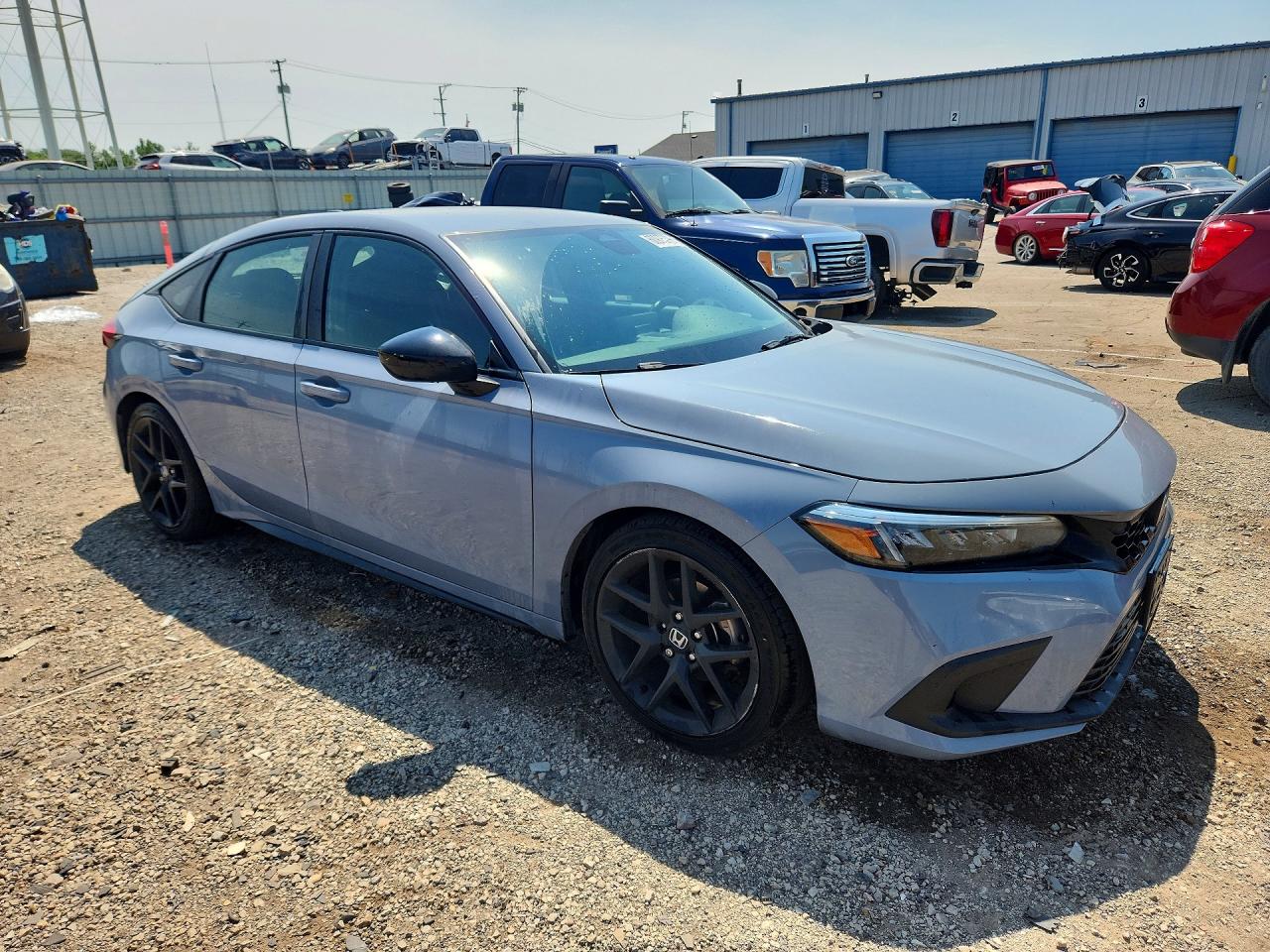 2022 Honda Civic Sport Blue vin: 19XFL2H84NE001948